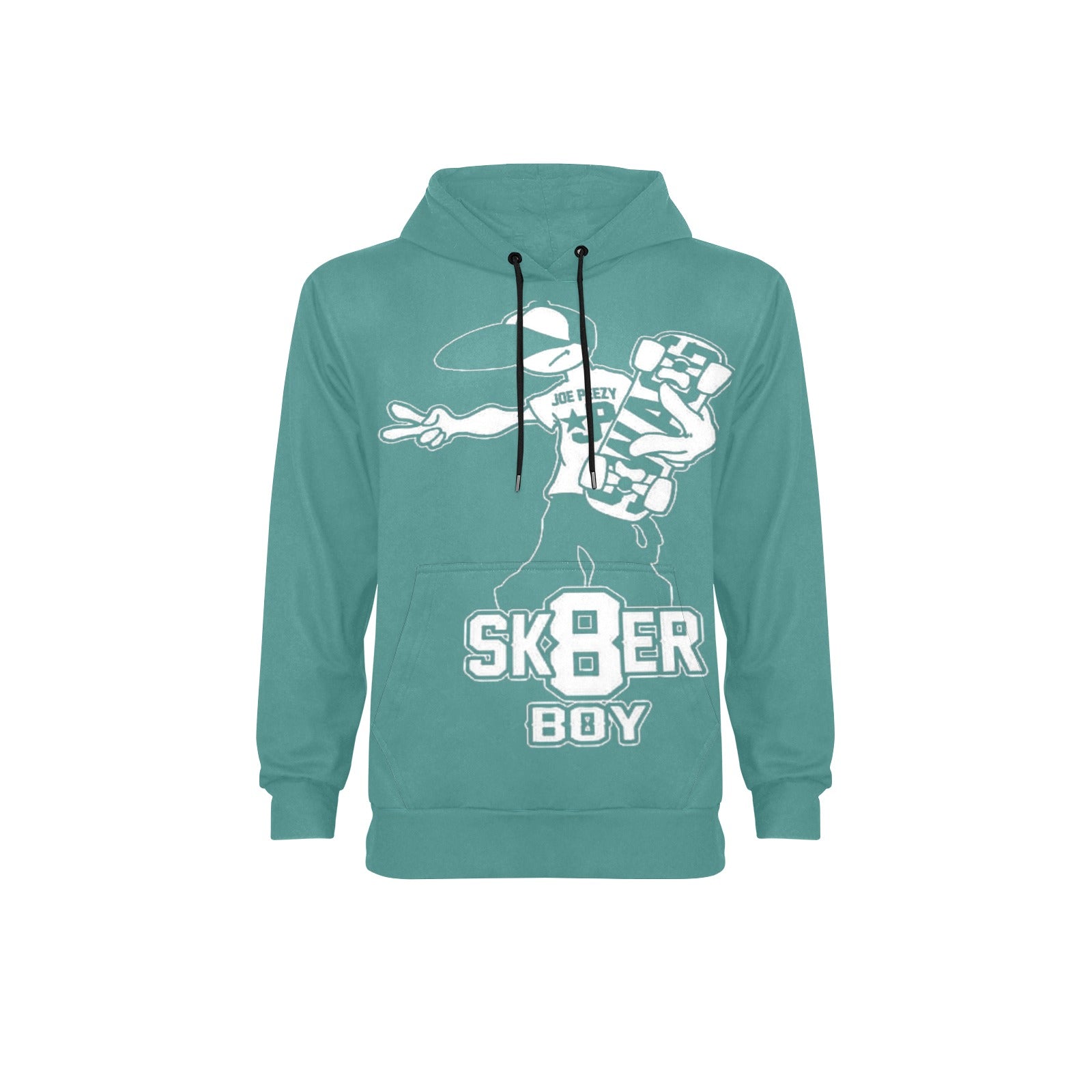 Copy of Copy of Copy of Copy of Joe Peezy Wear LLC (2) Men's Long Sleeve Fleece Hoodie (Model H55)