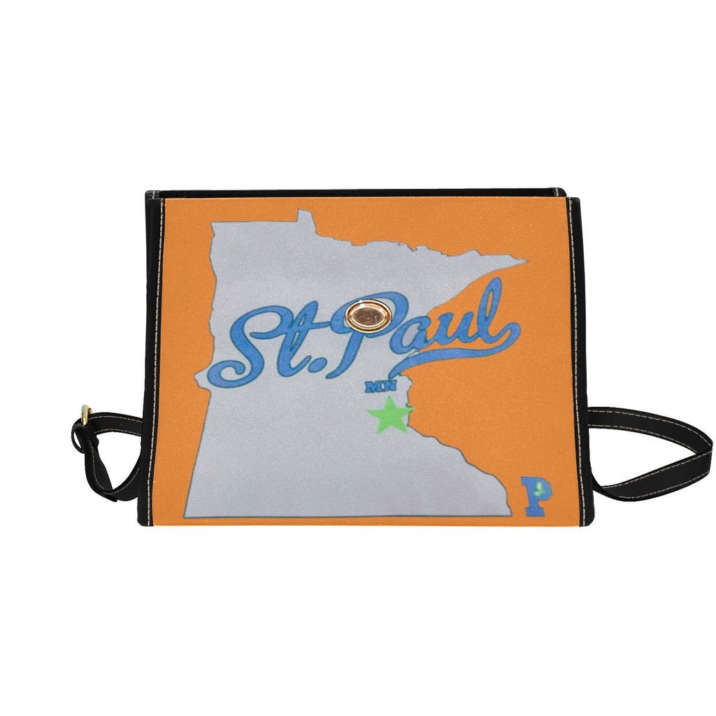 Copy of Copy of Copy of Copy of Joe Peezy Wear LLC (13) Waterproof Canvas Bag-Black (All Over Print) (Model 1641)