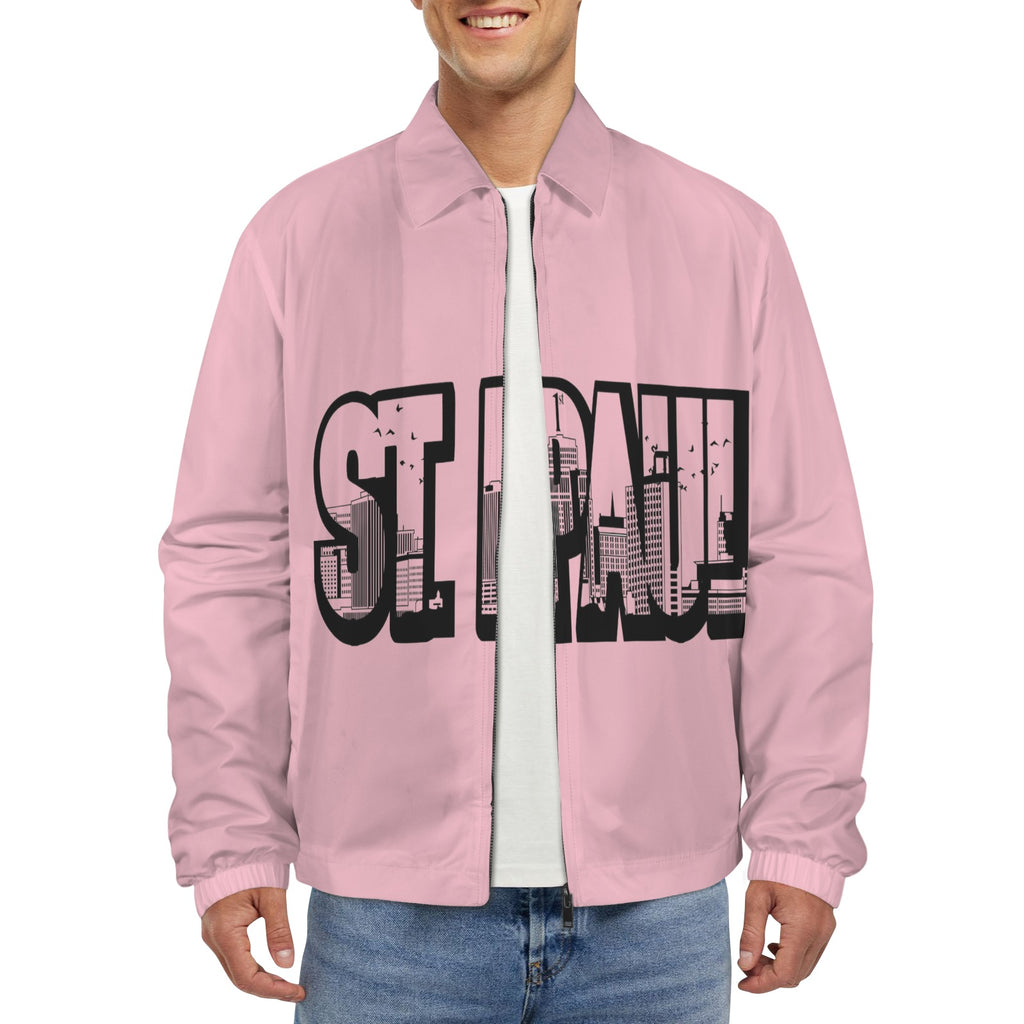 Joe Peezy Wear LLC (STP) Men's Turn-Down Collar Jacket (Model H68)