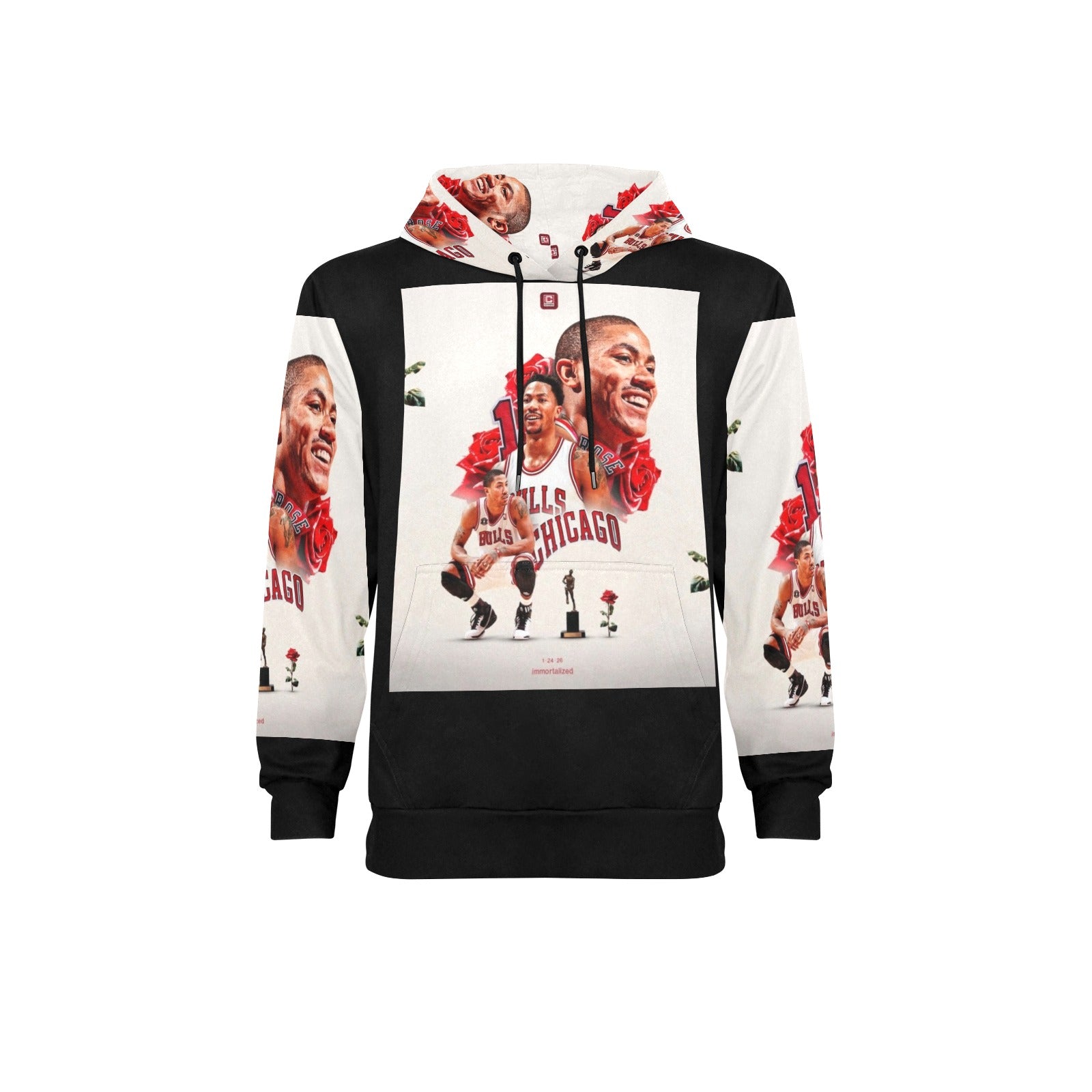 Copy of Copy of Copy of Copy of Joe Peezy Wear LLC (2) Men's Long Sleeve Fleece Hoodie (Model H55)