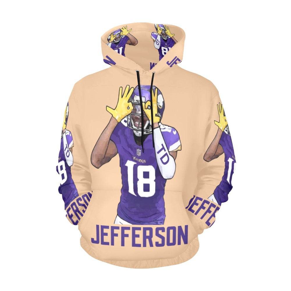 Joe Peezy Wear LLC (Jefferson) All Over Print Hoodie for Men (USA Size) (Model H13)