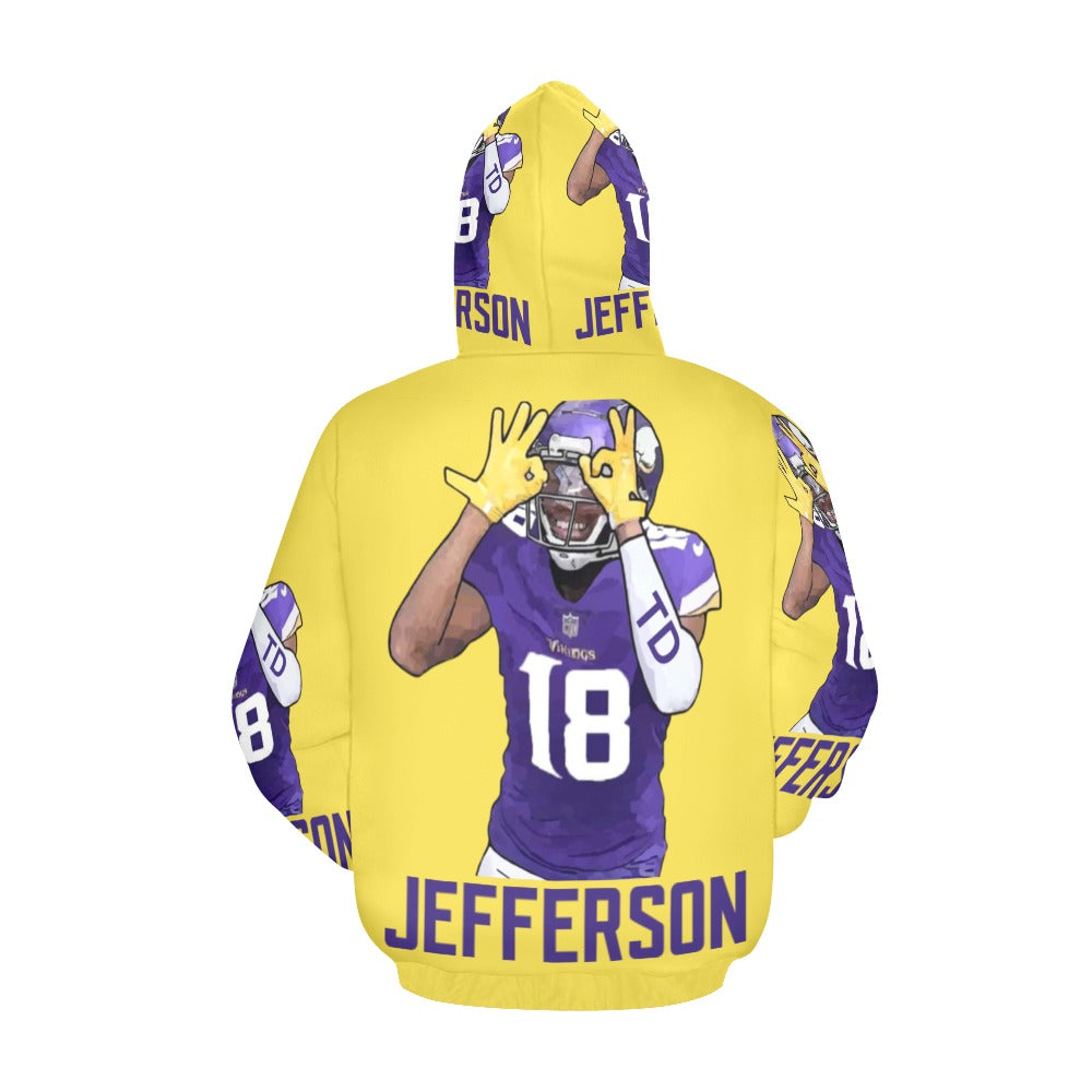 Joe Peezy Wear LLC (Jefferson) All Over Print Hoodie for Men (USA Size) (Model H13)
