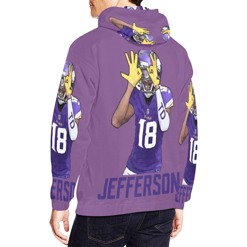 Jefferson Hoodie Joe Peezy Wear LLC All Over Print Hoodie for Men (USA Size) (Model H13)