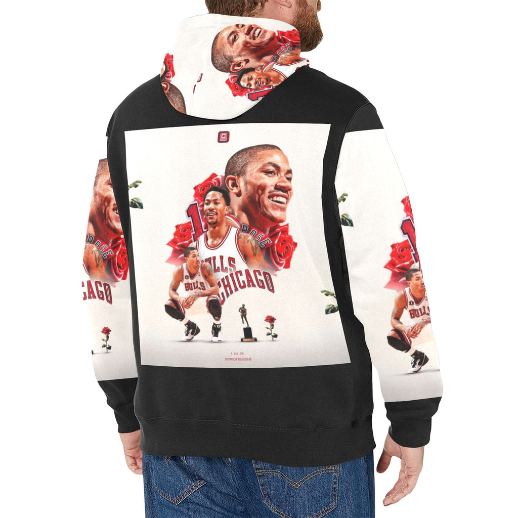 Copy of Copy of Copy of Copy of Joe Peezy Wear LLC (2) Men's Long Sleeve Fleece Hoodie (Model H55)