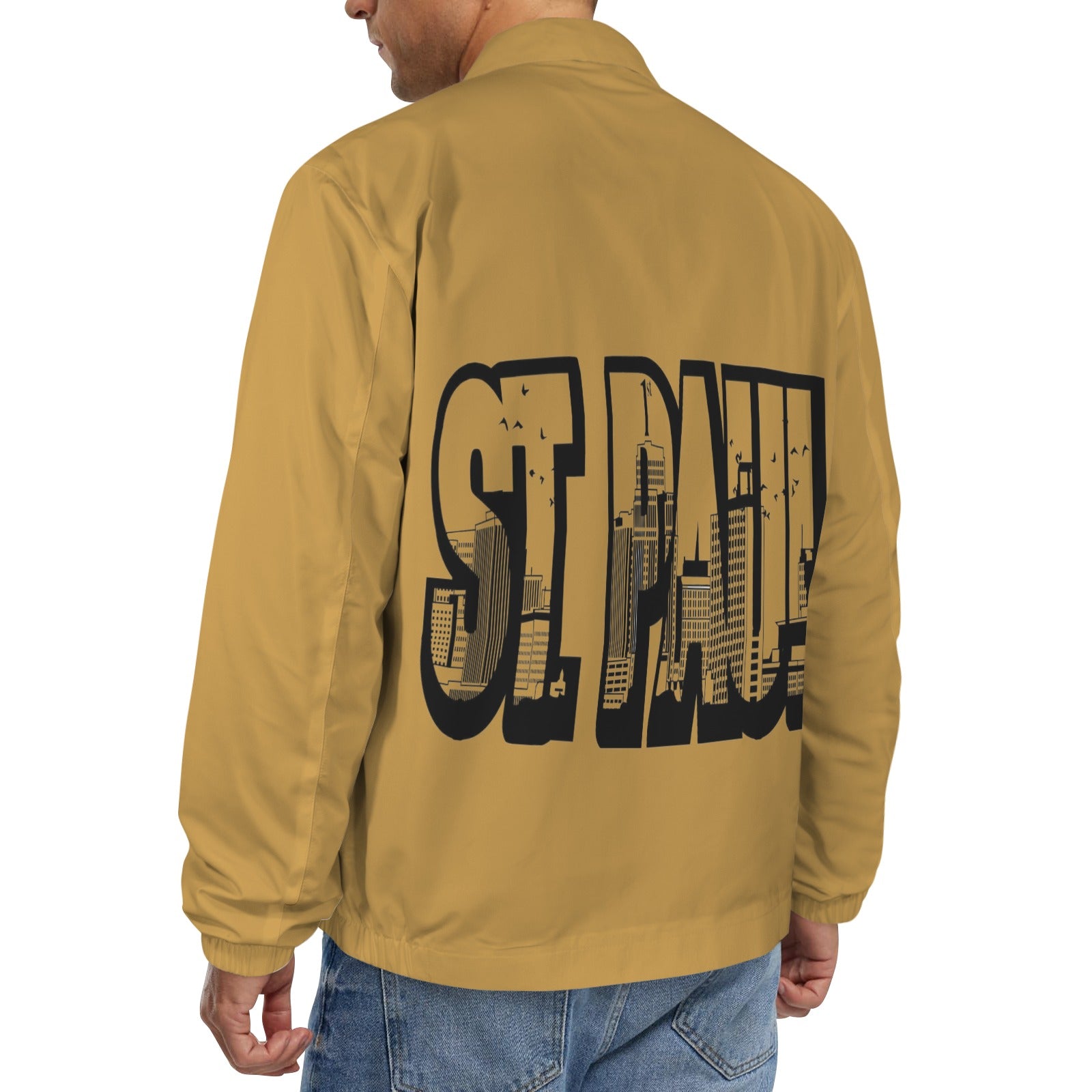 Joe Peezy Wear LLC (STP) Men's Turn-Down Collar Jacket (Model H68)