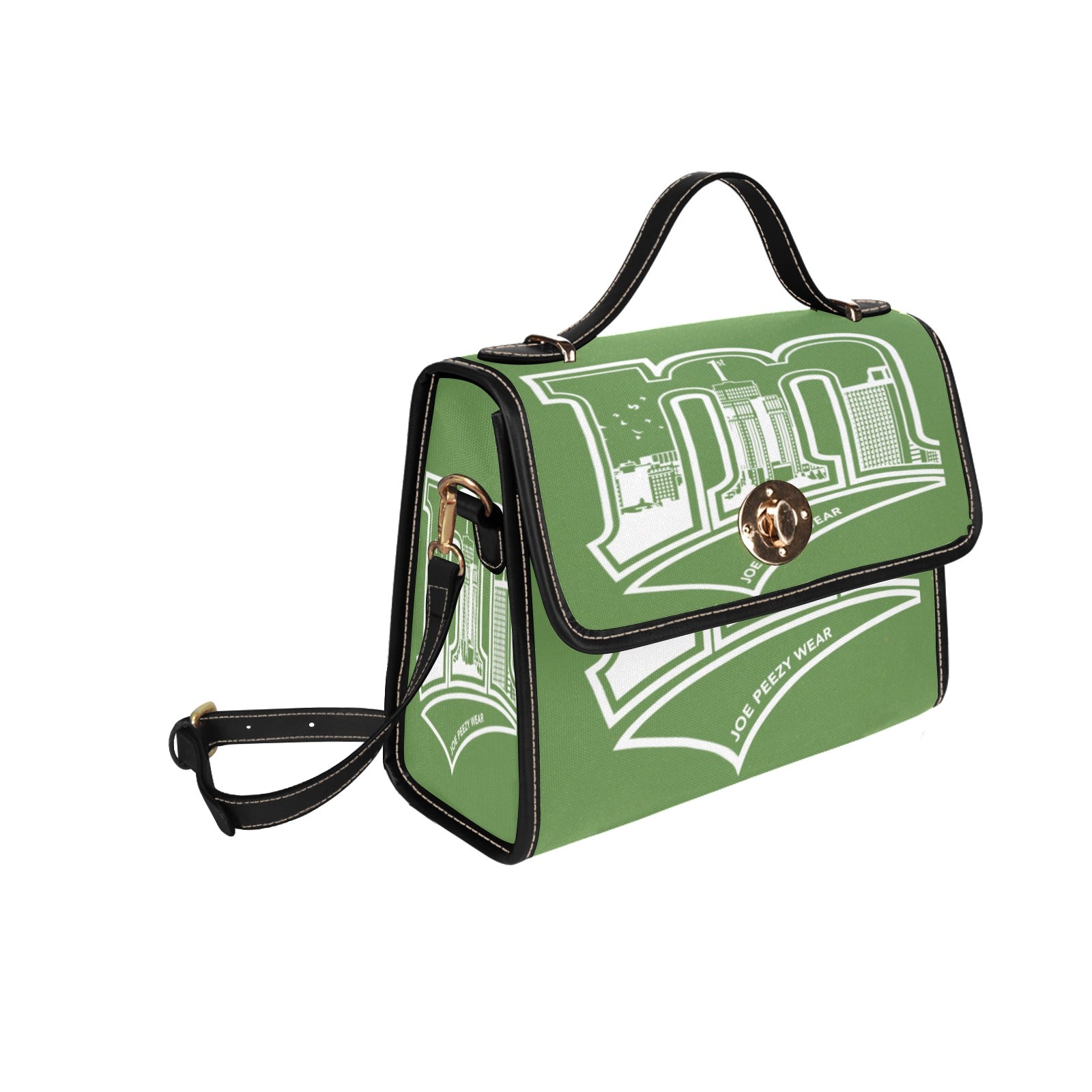 Copy of Copy of Copy of Copy of Joe Peezy Wear LLC (13) Waterproof Canvas Bag-Black (All Over Print) (Model 1641)