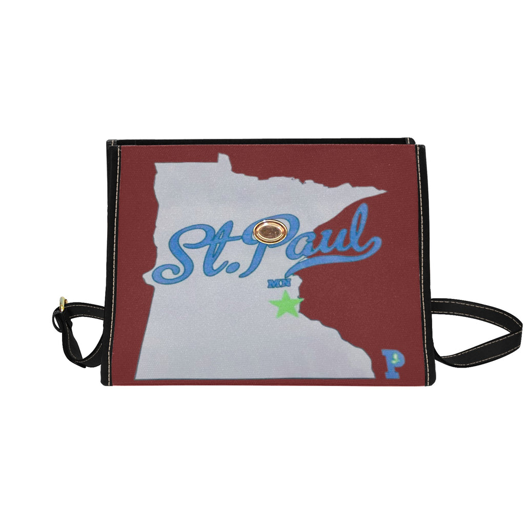 Copy of Copy of Copy of Copy of Joe Peezy Wear LLC (13) Waterproof Canvas Bag-Black (All Over Print) (Model 1641)