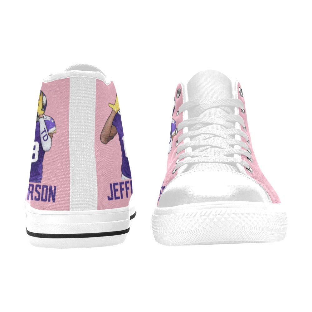 Copy of Copy of Copy of Copy of Joe Peezy Wear LLC High Top Canvas Shoes for Kid (Model 017)