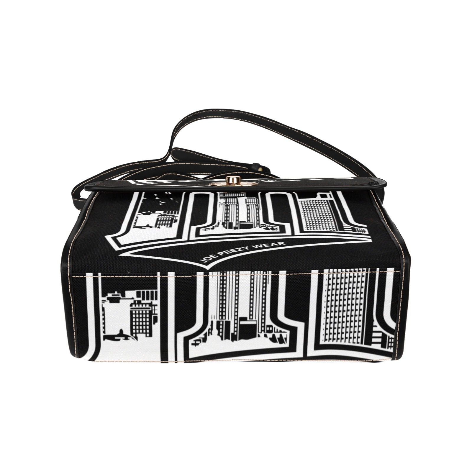 Copy of Copy of Copy of Copy of Joe Peezy Wear LLC (13) Waterproof Canvas Bag-Black (All Over Print) (Model 1641)