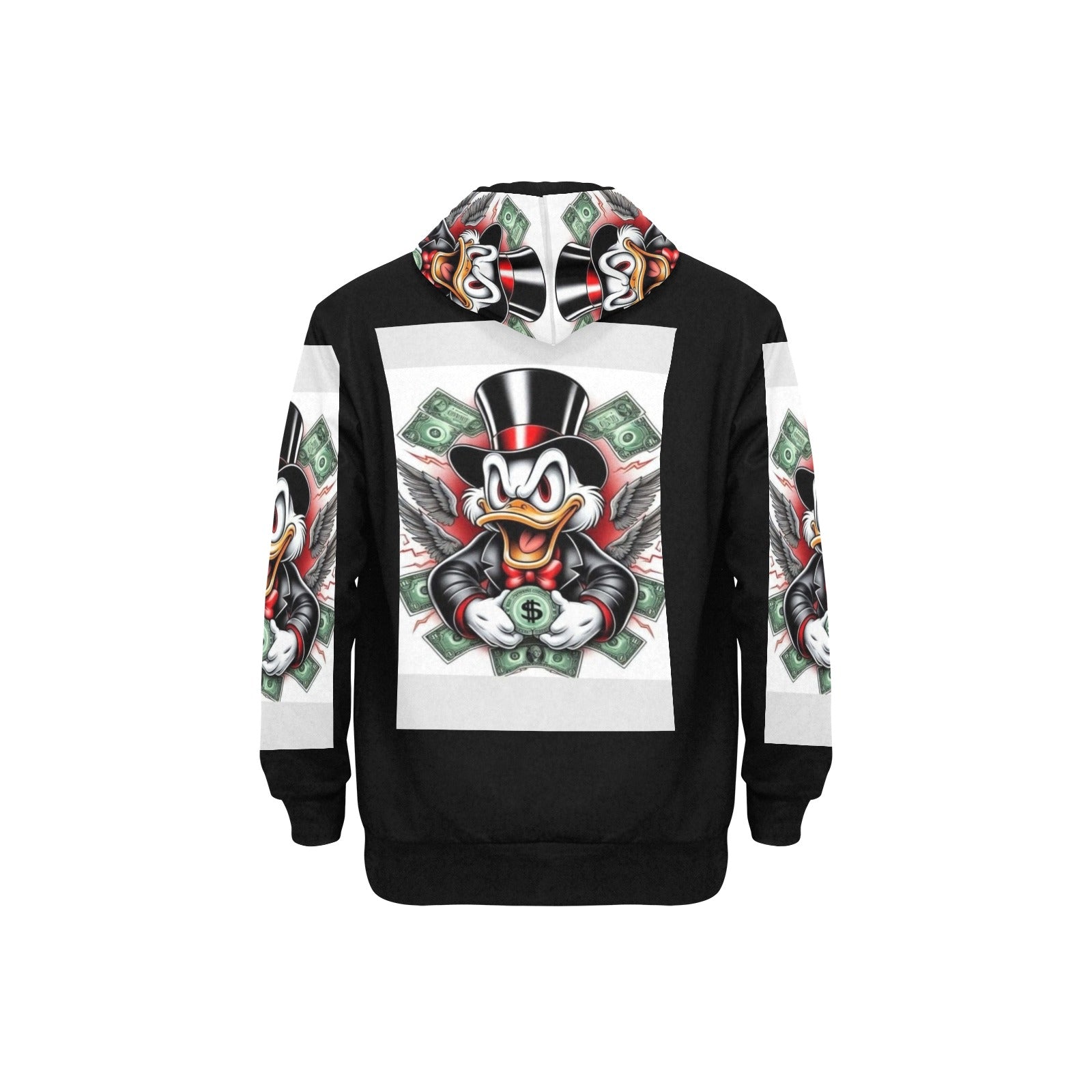 Copy of Copy of Copy of Copy of Joe Peezy Wear LLC (2) Men's Long Sleeve Fleece Hoodie (Model H55)