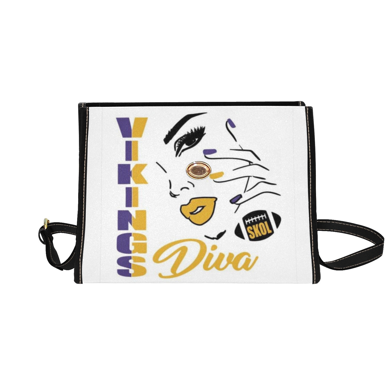 Copy of Copy of Copy of Copy of Joe Peezy Wear LLC (1) Waterproof Canvas Bag-Black (All Over Print) (Model 1641)