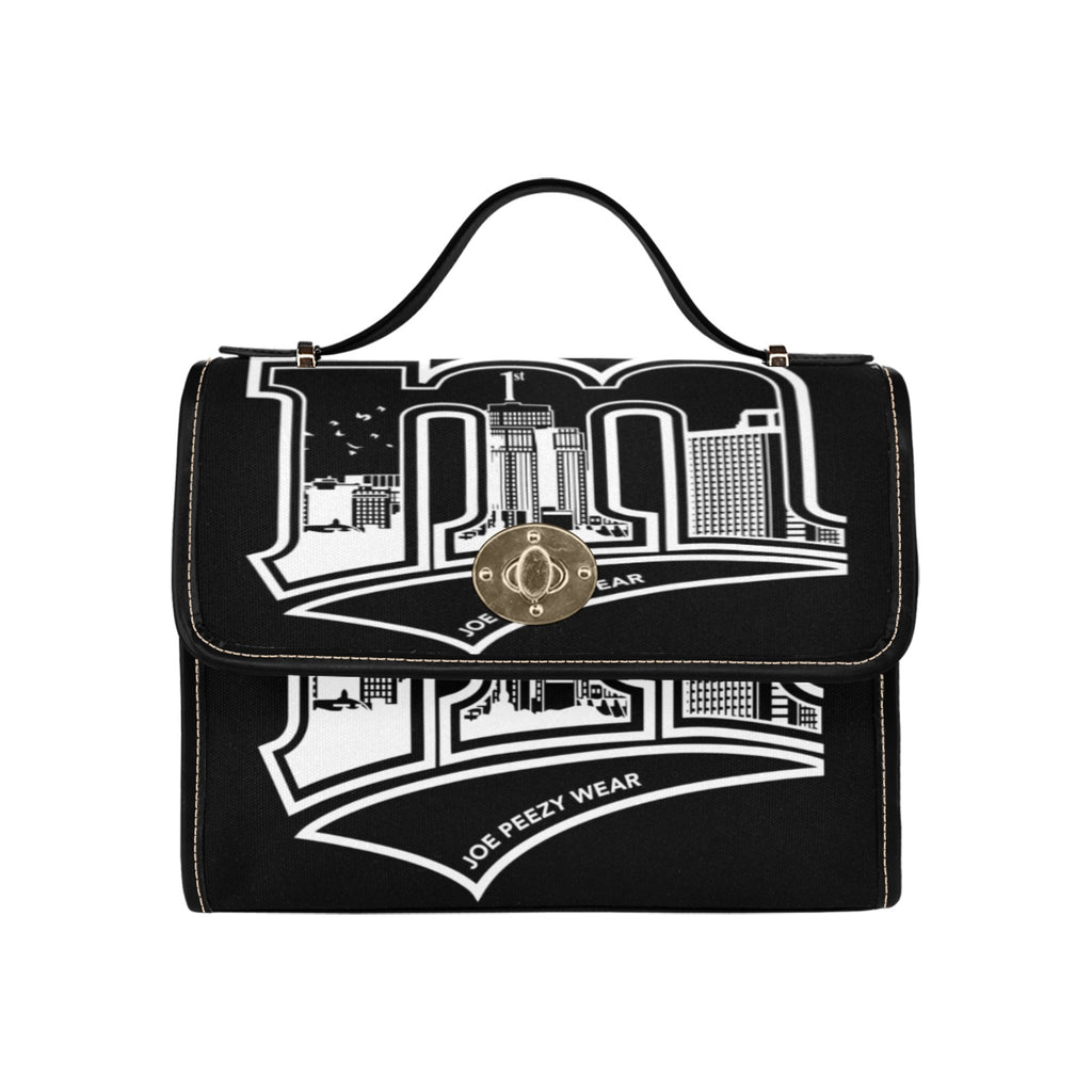 Copy of Copy of Copy of Copy of Joe Peezy Wear LLC (13) Waterproof Canvas Bag-Black (All Over Print) (Model 1641)