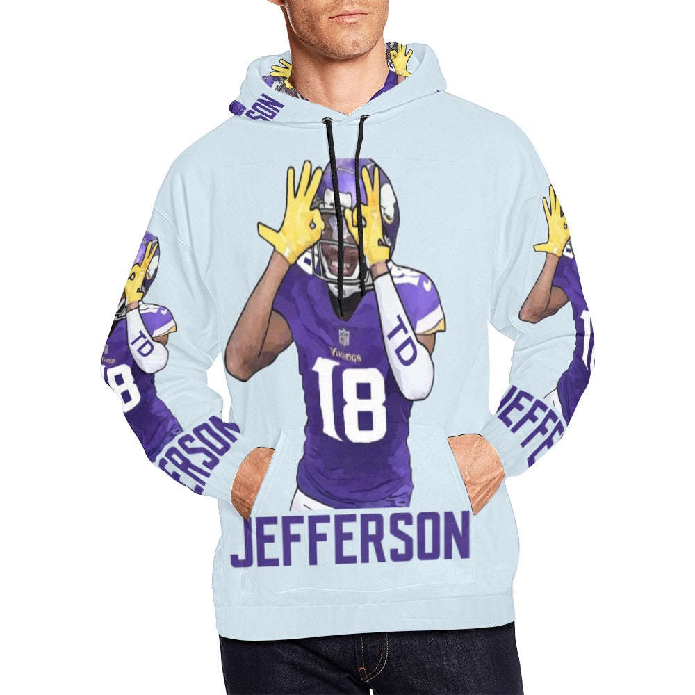 Joe Peezy Wear LLC (Jefferson) All Over Print Hoodie for Men (USA Size) (Model H13)