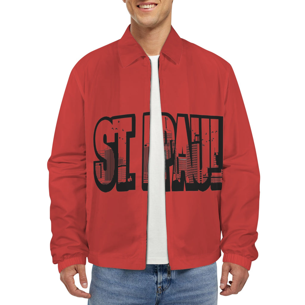 Joe Peezy Wear LLC (STP) Men's Turn-Down Collar Jacket (Model H68)