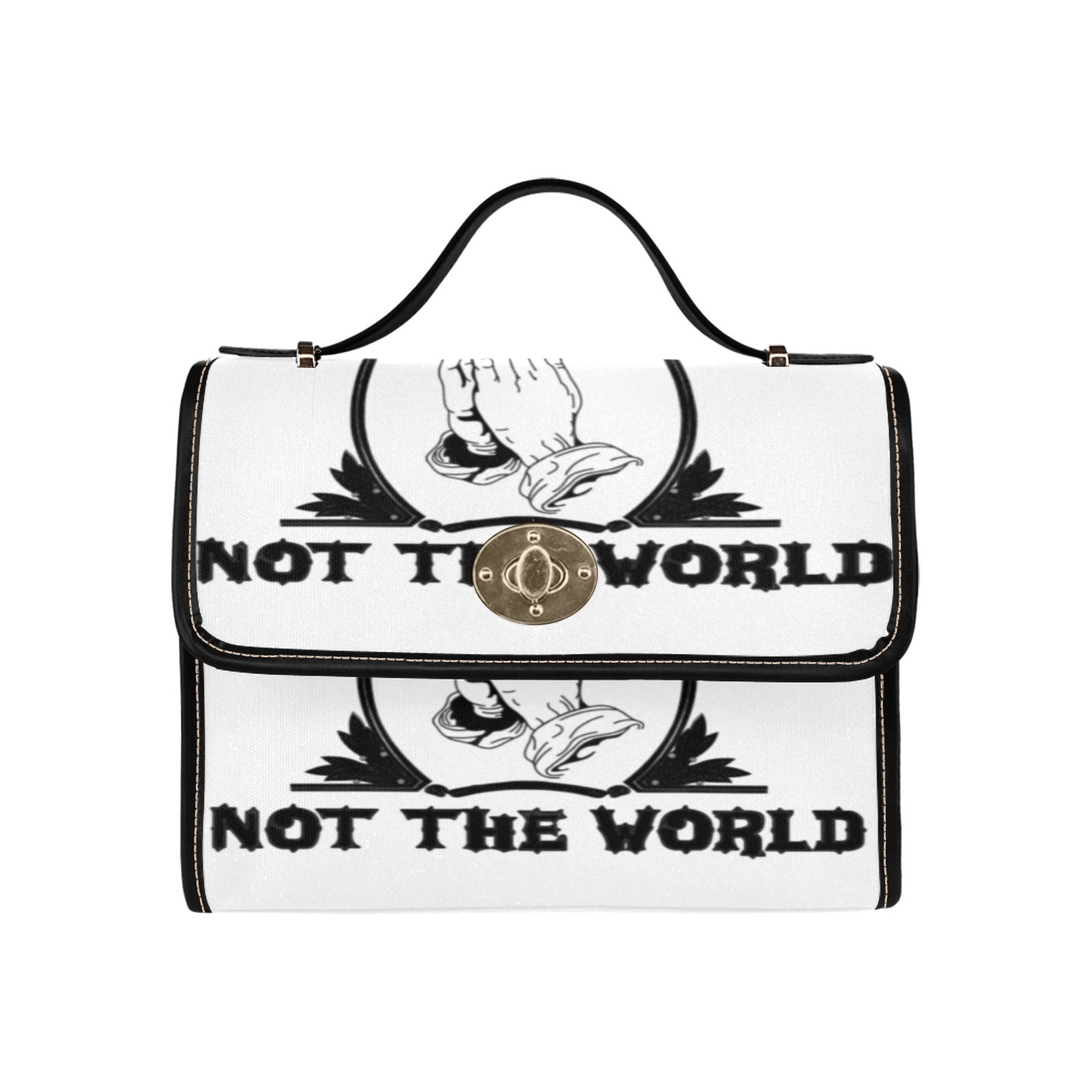 Copy of Copy of Copy of Copy of Joe Peezy Wear LLC (13) Waterproof Canvas Bag-Black (All Over Print) (Model 1641)