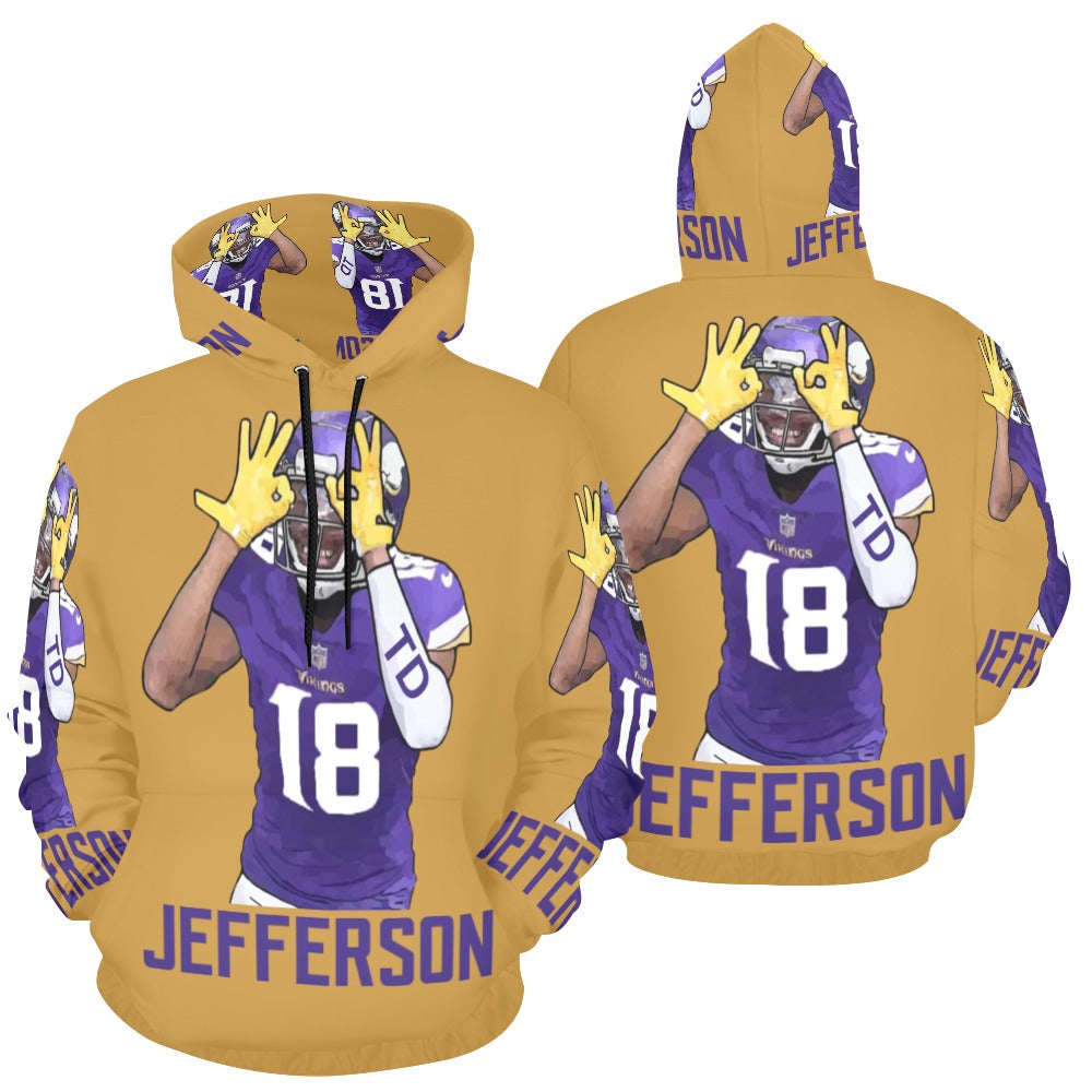 Jefferson Hoodie Joe Peezy Wear LLC All Over Print Hoodie for Men (USA Size) (Model H13)