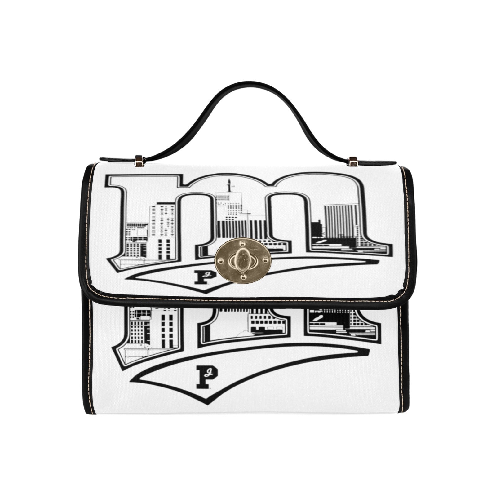 Copy of Copy of Copy of Copy of Joe Peezy Wear LLC (4) Waterproof Canvas Bag-Black (All Over Print) (Model 1641)