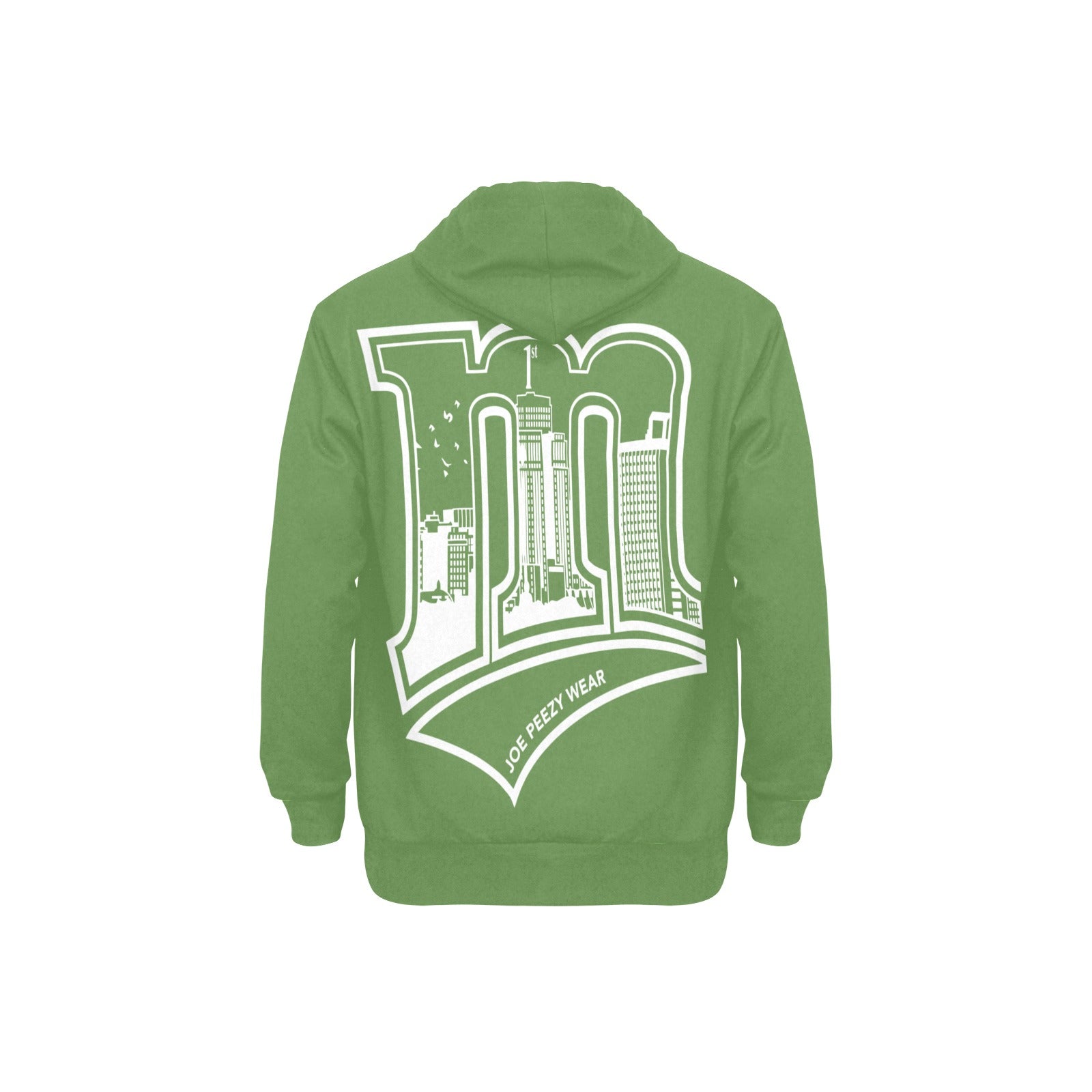 Copy of Copy of Copy of Copy of Joe Peezy Wear LLC (2) Men's Long Sleeve Fleece Hoodie (Model H55)