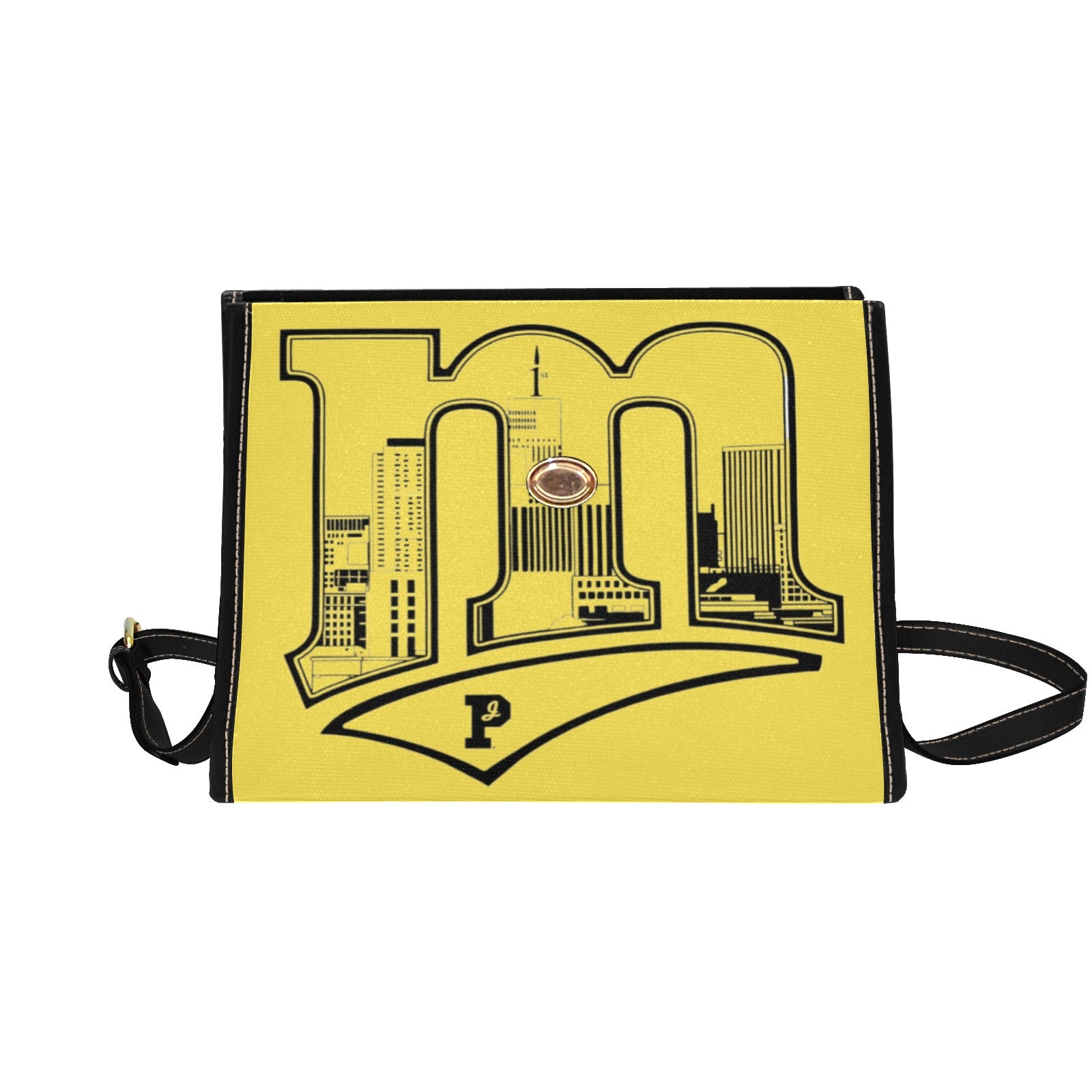 Copy of Copy of Copy of Copy of Joe Peezy Wear LLC (4) Waterproof Canvas Bag-Black (All Over Print) (Model 1641)