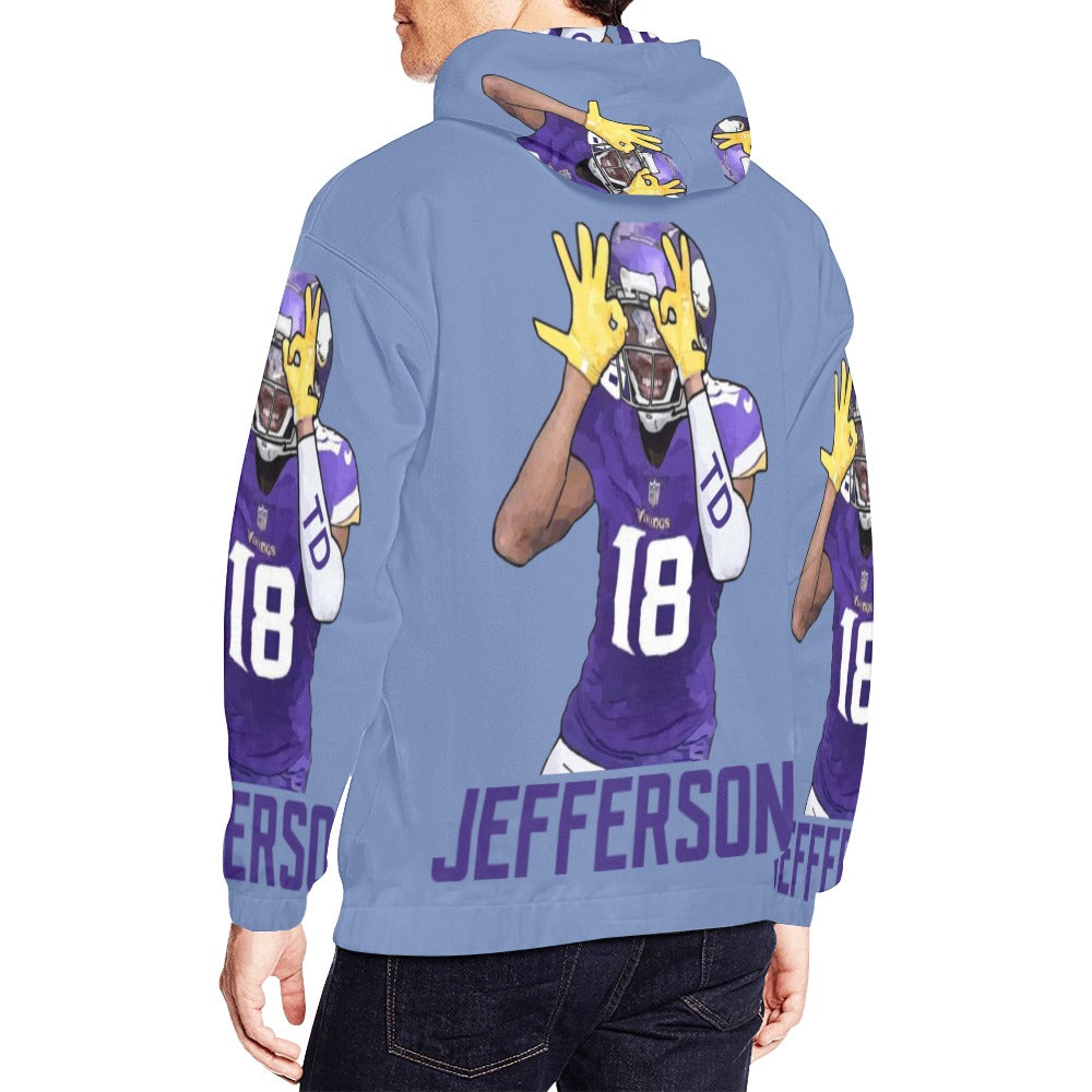 Joe Peezy Wear LLC (Jefferson) All Over Print Hoodie for Men (USA Size) (Model H13)