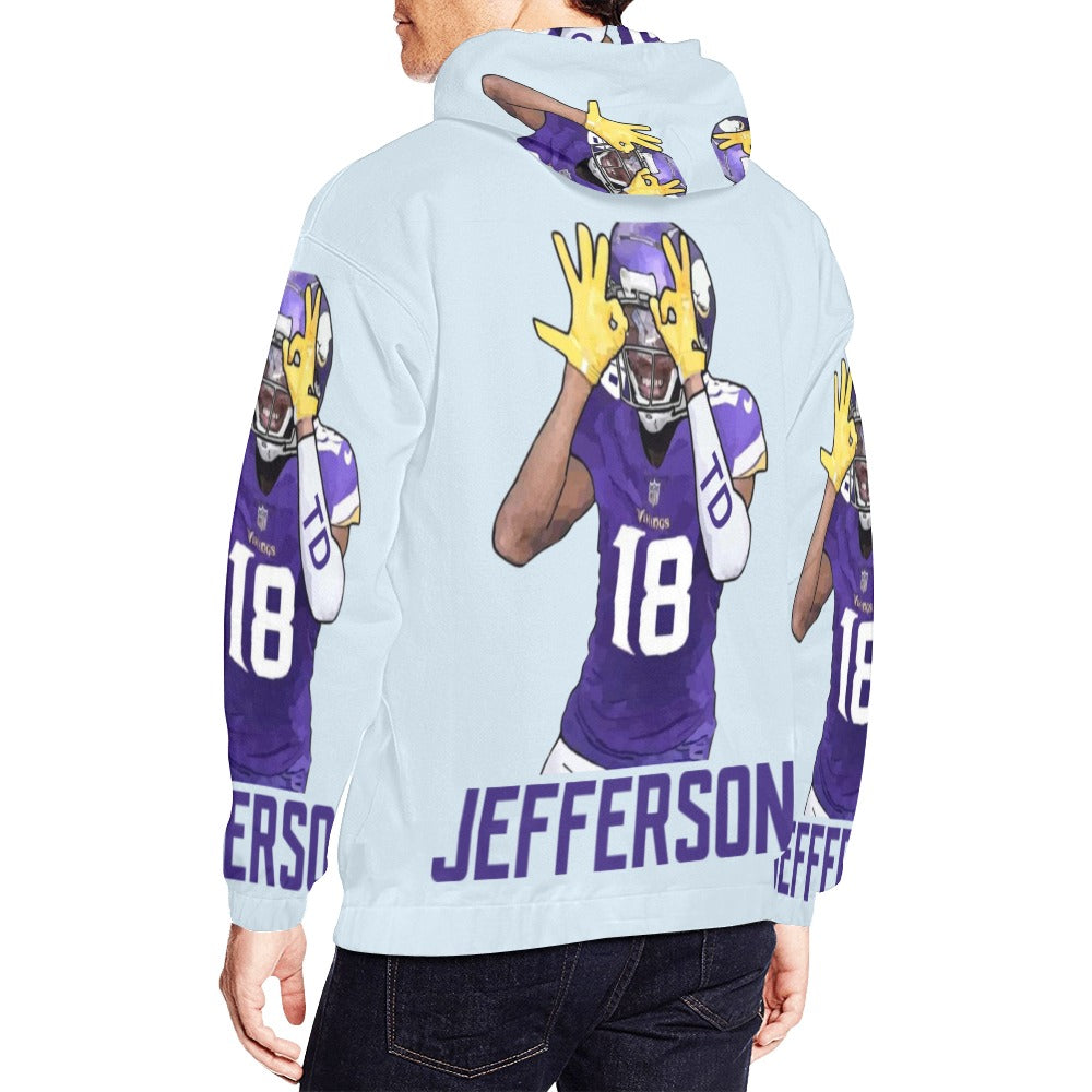 Joe Peezy Wear LLC (Jefferson) All Over Print Hoodie for Men (USA Size) (Model H13)