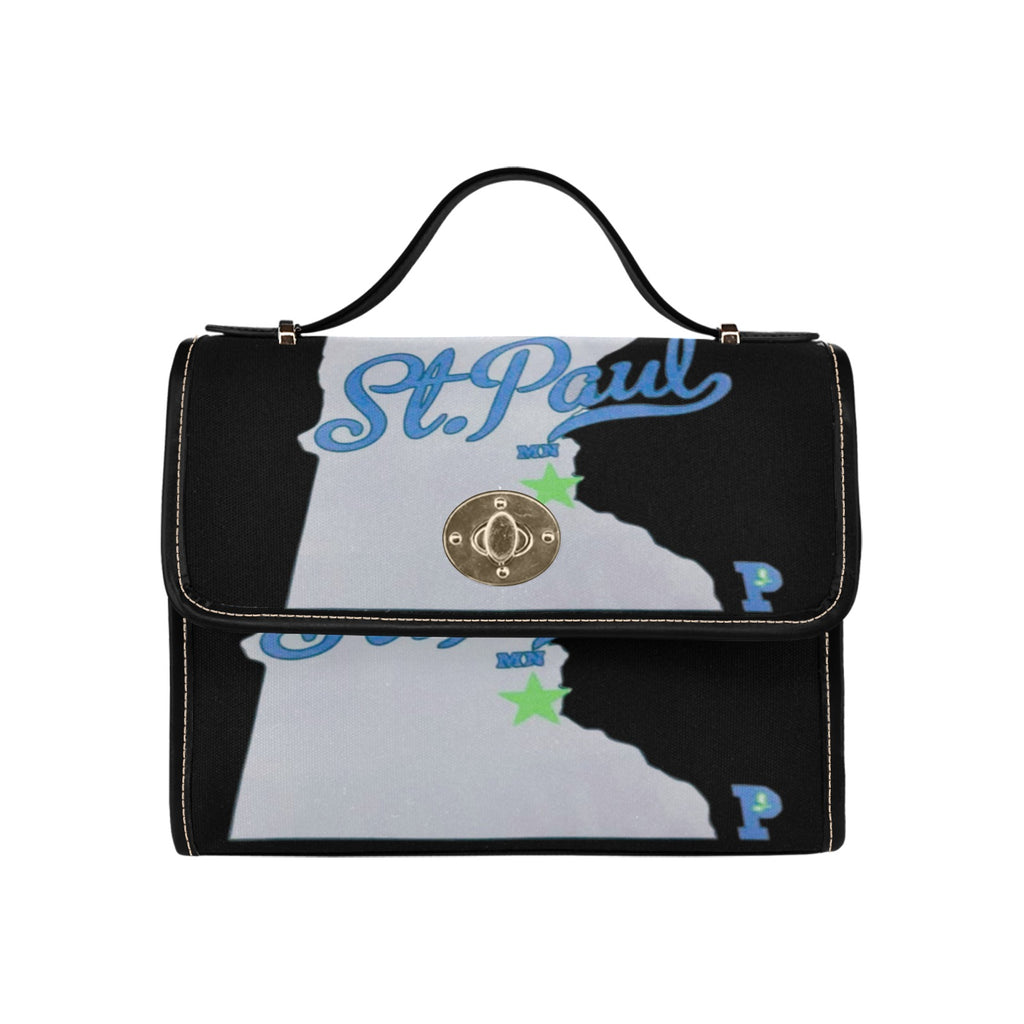 Copy of Copy of Copy of Copy of Joe Peezy Wear LLC (13) Waterproof Canvas Bag-Black (All Over Print) (Model 1641)