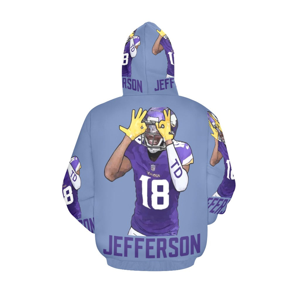 Joe Peezy Wear LLC (Jefferson) All Over Print Hoodie for Men (USA Size) (Model H13)