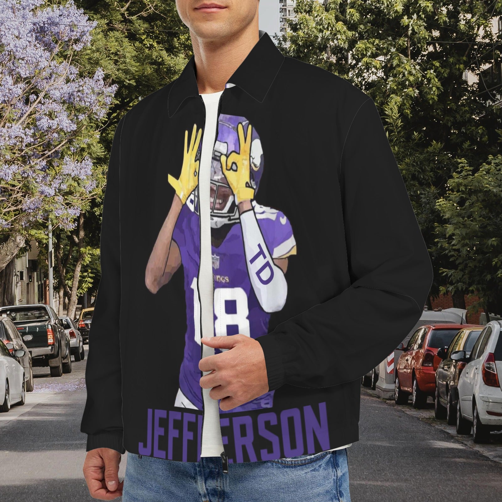 Copy of Copy of Copy of Copy of Joe Peezy Wear LLC (6) Men's Turn-Down Collar Jacket (Model H68)