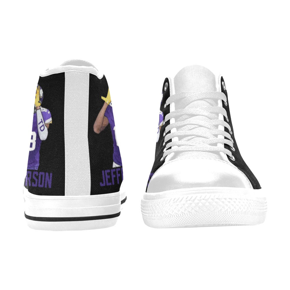 Copy of Copy of Copy of Copy of Joe Peezy Wear LLC High Top Canvas Shoes for Kid (Model 017)