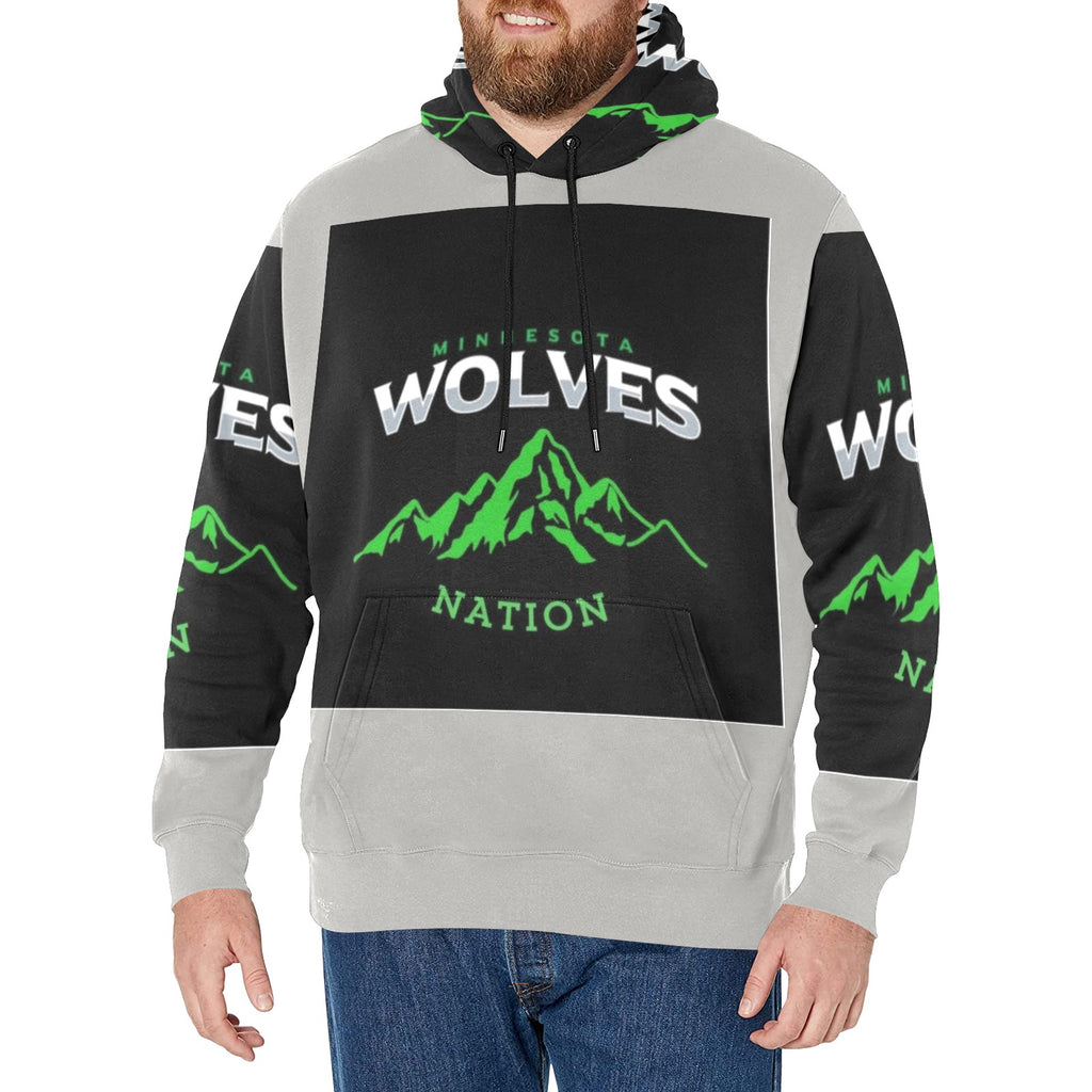 Copy of Copy of Copy of Copy of Joe Peezy Wear LLC (2) Men's Long Sleeve Fleece Hoodie (Model H55)