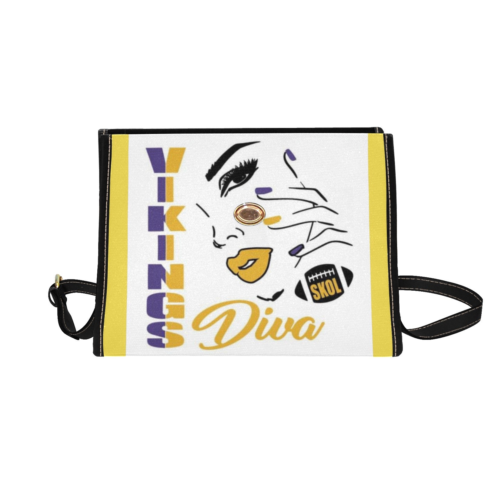 Copy of Copy of Copy of Copy of Joe Peezy Wear LLC (1) Waterproof Canvas Bag-Black (All Over Print) (Model 1641)