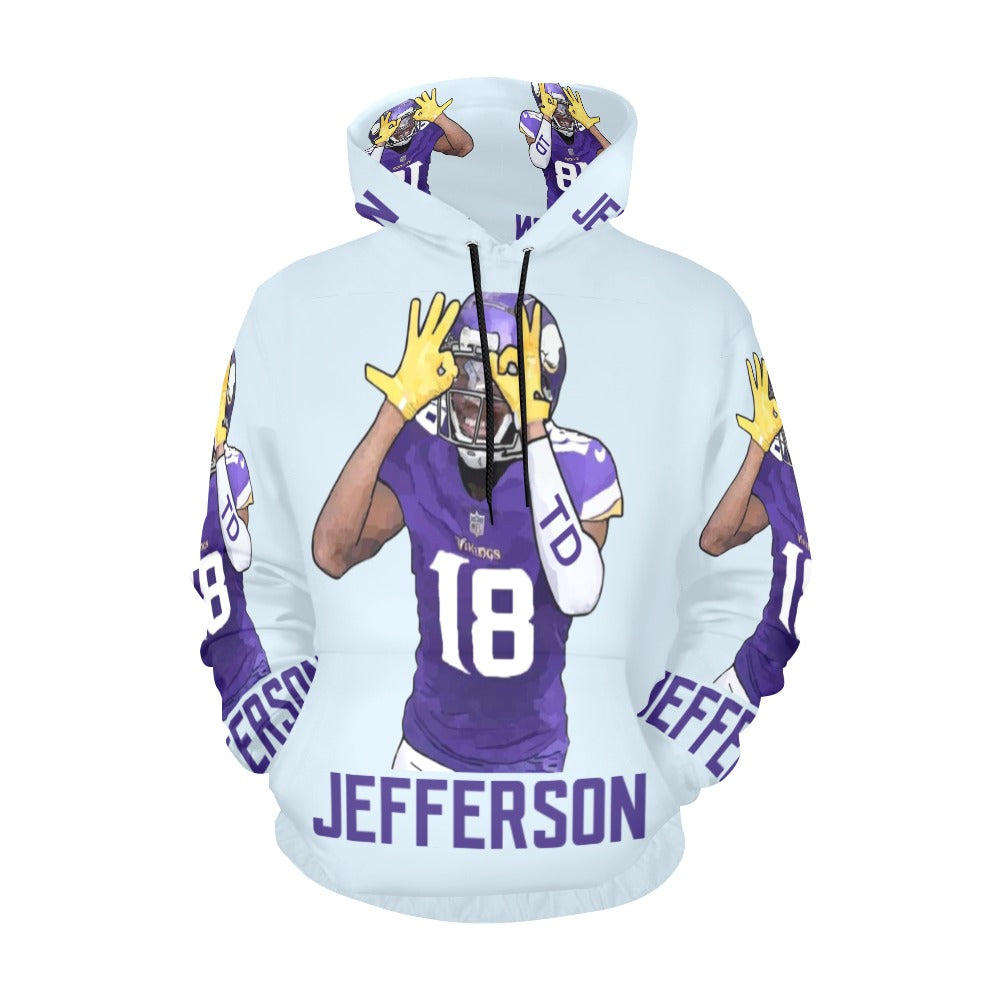 Joe Peezy Wear LLC (Jefferson) All Over Print Hoodie for Men (USA Size) (Model H13)