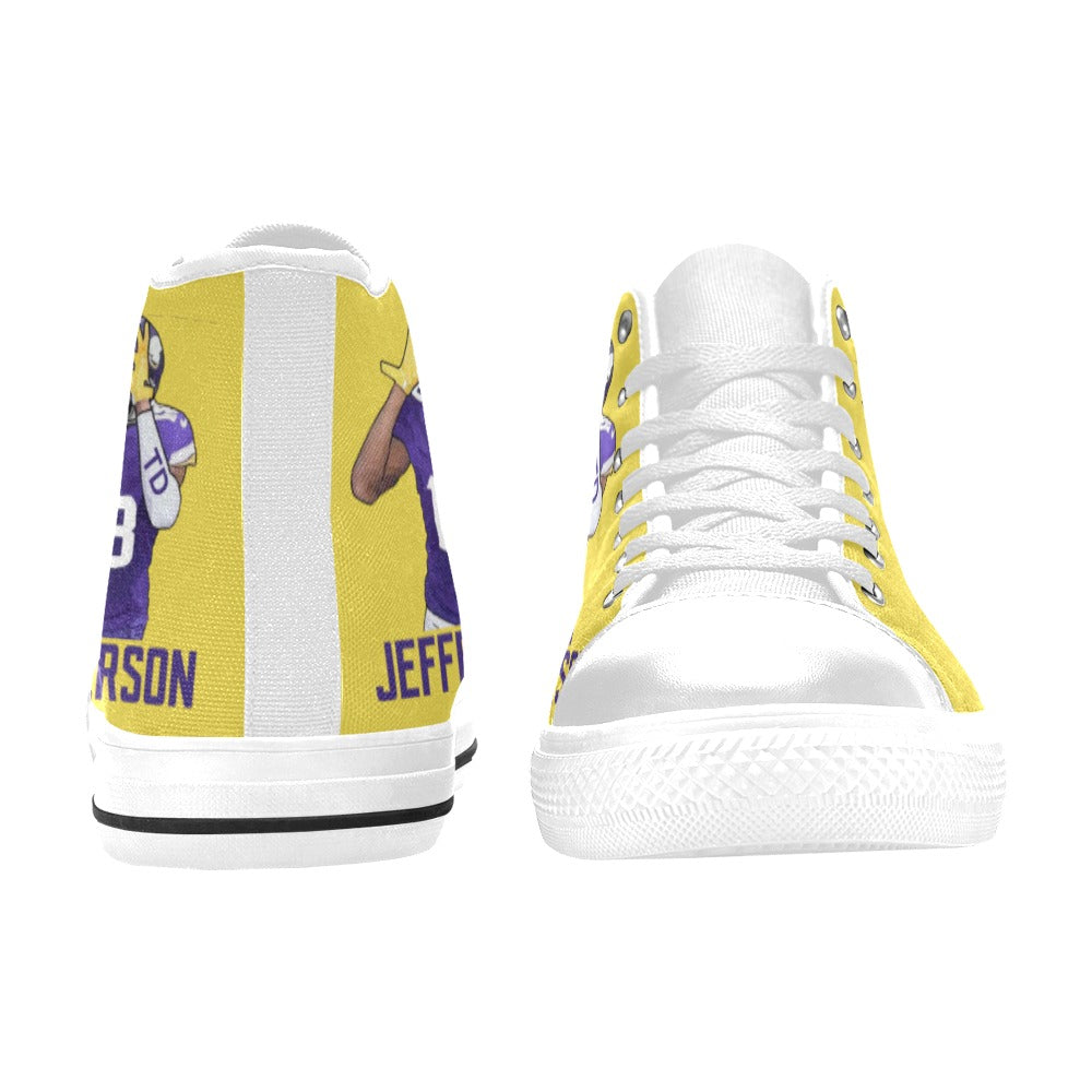 Copy of Copy of Copy of Copy of Joe Peezy Wear LLC High Top Canvas Shoes for Kid (Model 017)