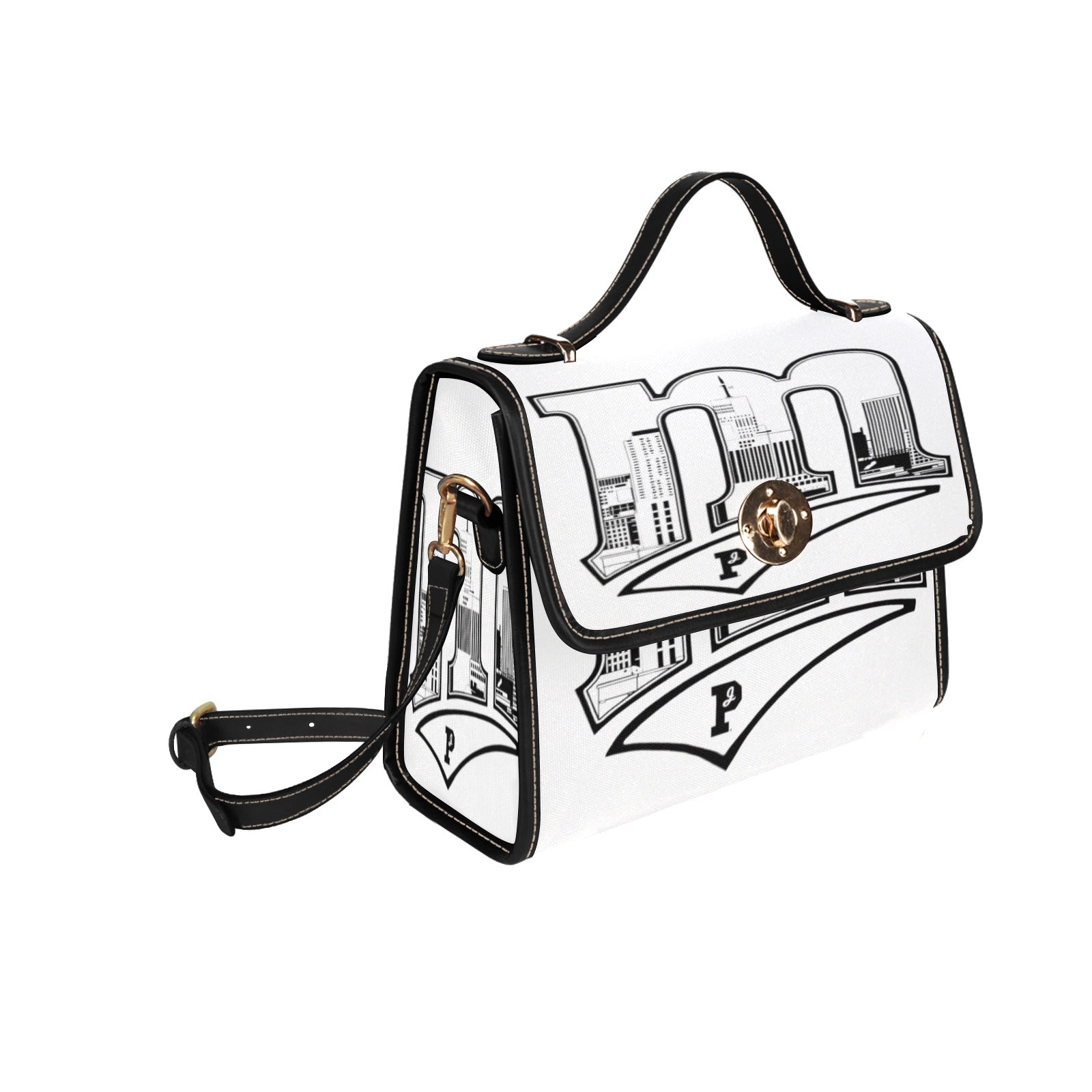 Copy of Copy of Copy of Copy of Joe Peezy Wear LLC (4) Waterproof Canvas Bag-Black (All Over Print) (Model 1641)