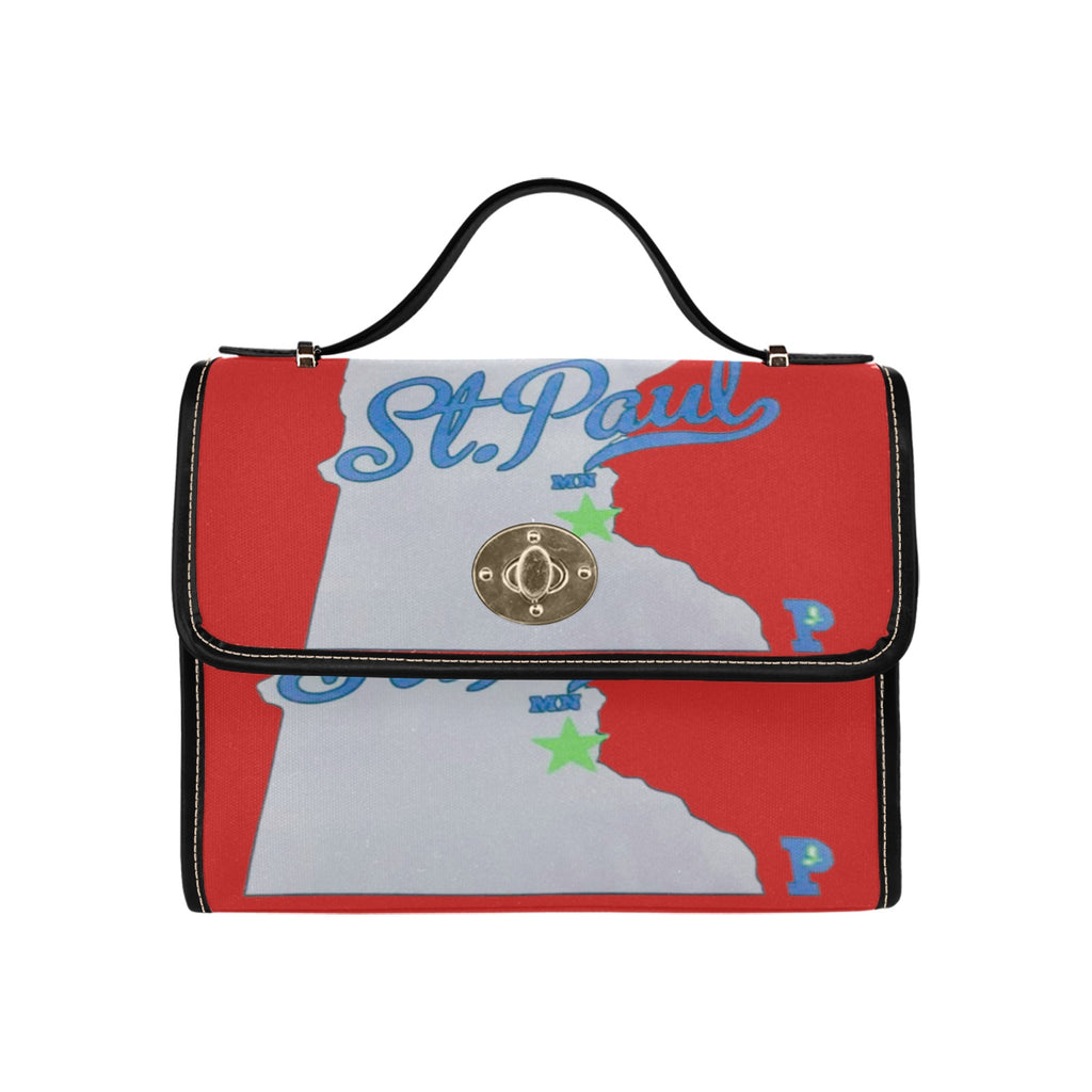 Copy of Copy of Copy of Copy of Joe Peezy Wear LLC (13) Waterproof Canvas Bag-Black (All Over Print) (Model 1641)