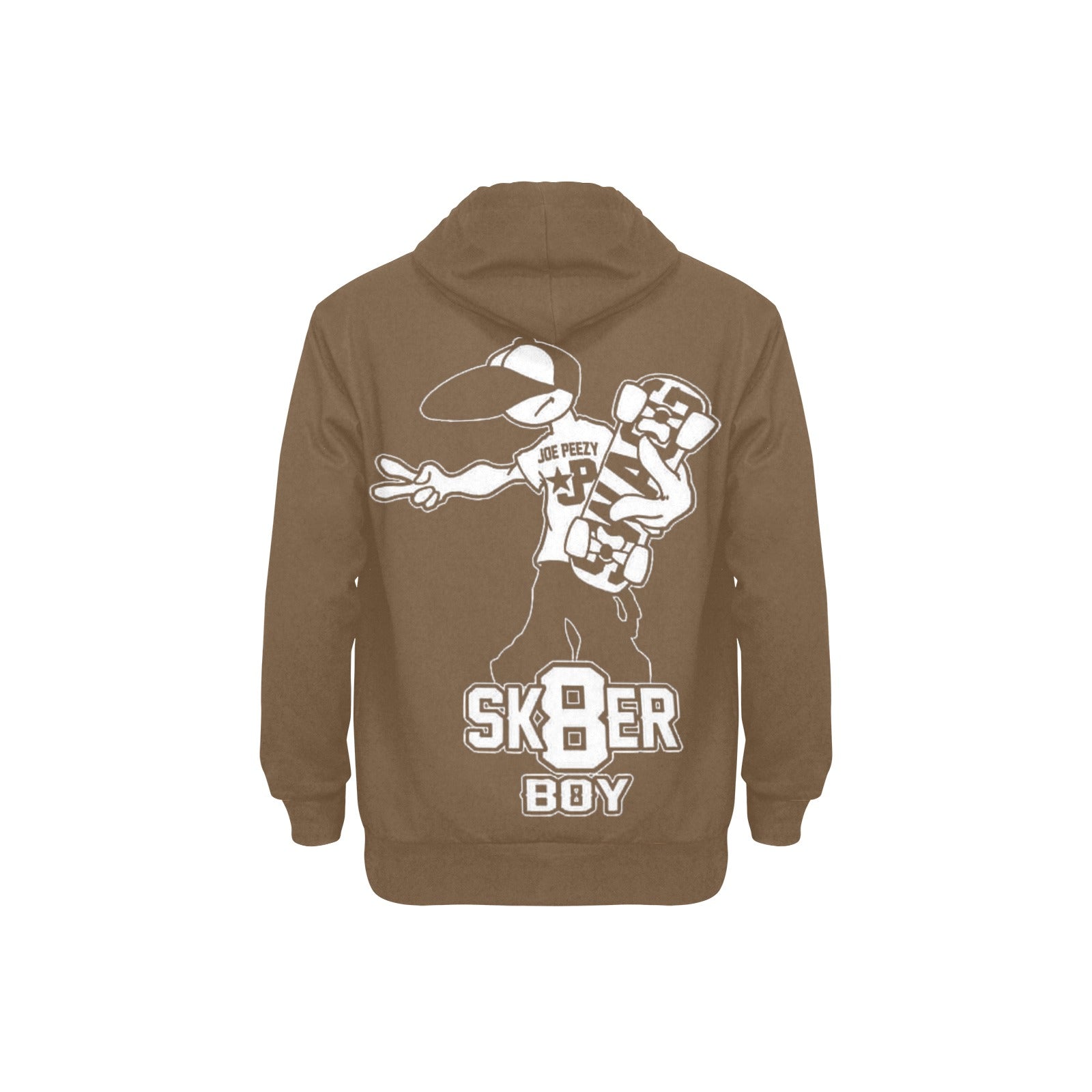 Copy of Copy of Copy of Copy of Joe Peezy Wear LLC (2) Men's Long Sleeve Fleece Hoodie (Model H55)