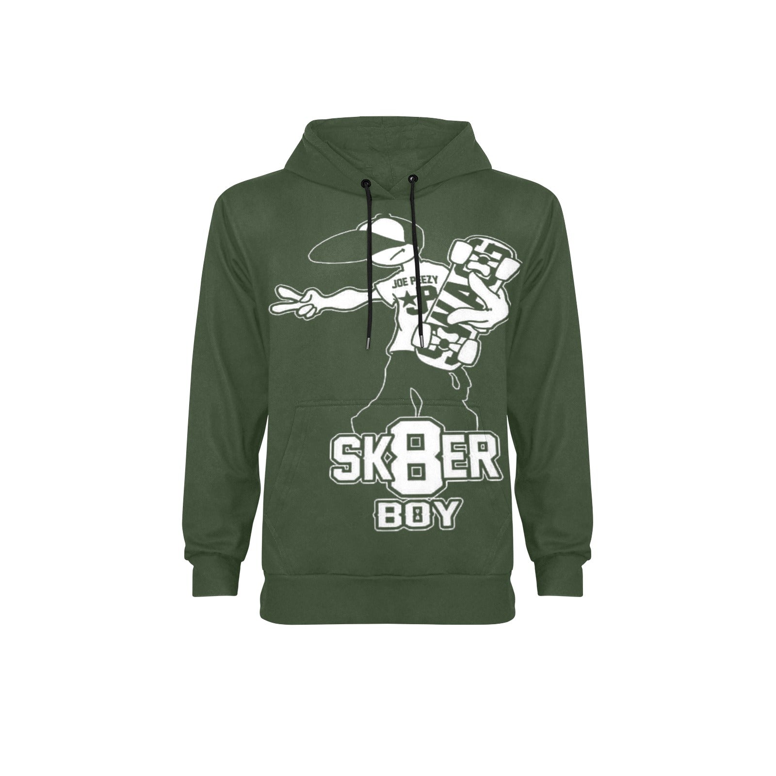 Copy of Copy of Copy of Copy of Joe Peezy Wear LLC (2) Men's Long Sleeve Fleece Hoodie (Model H55)