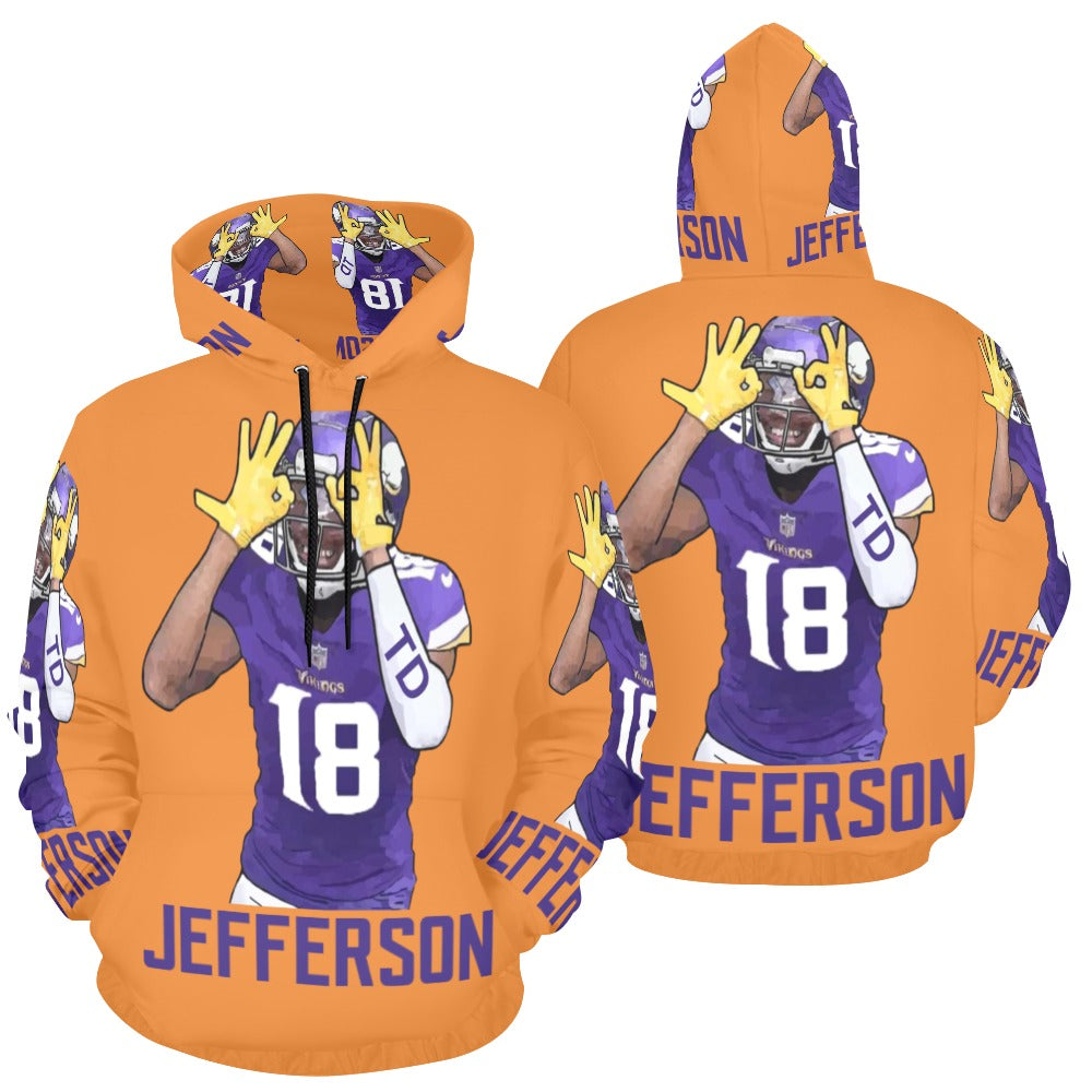 Joe Peezy Wear LLC (Jefferson) All Over Print Hoodie for Men (USA Size) (Model H13)