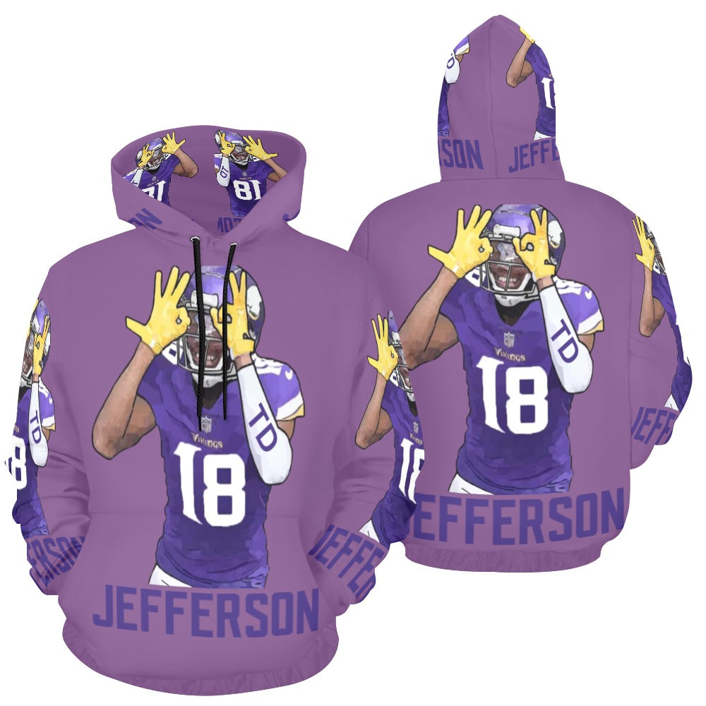 Joe Peezy Wear LLC (Jefferson) All Over Print Hoodie for Men (USA Size) (Model H13)