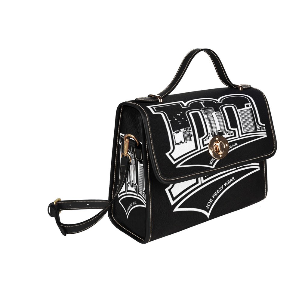 Copy of Copy of Copy of Copy of Joe Peezy Wear LLC (13) Waterproof Canvas Bag-Black (All Over Print) (Model 1641)