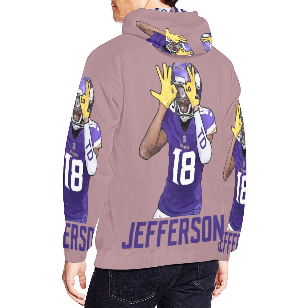 Joe Peezy Wear LLC (Jefferson) All Over Print Hoodie for Men (USA Size) (Model H13)