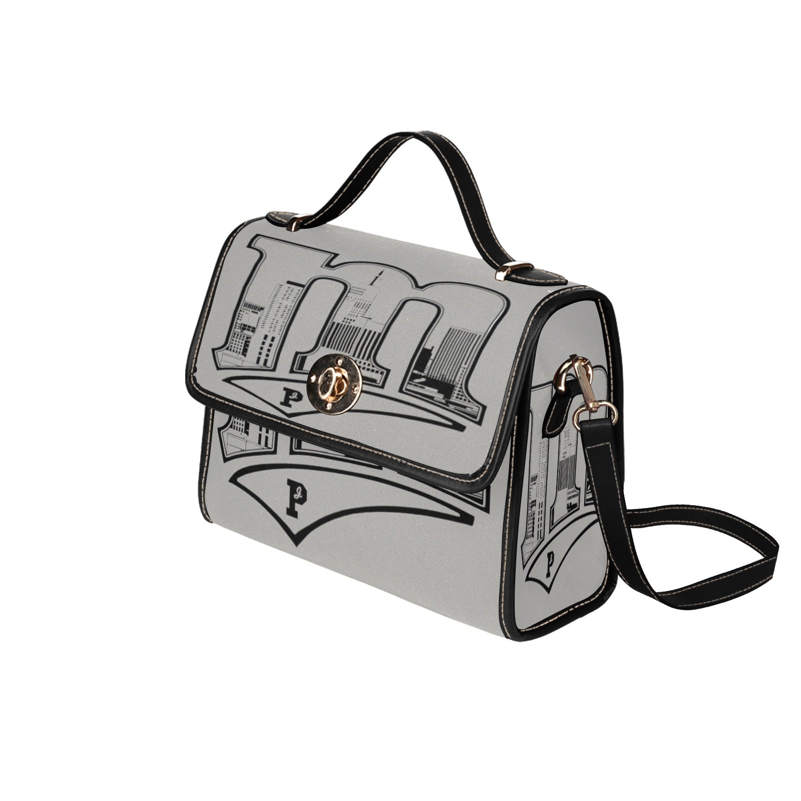 Copy of Copy of Copy of Copy of Joe Peezy Wear LLC (4) Waterproof Canvas Bag-Black (All Over Print) (Model 1641)