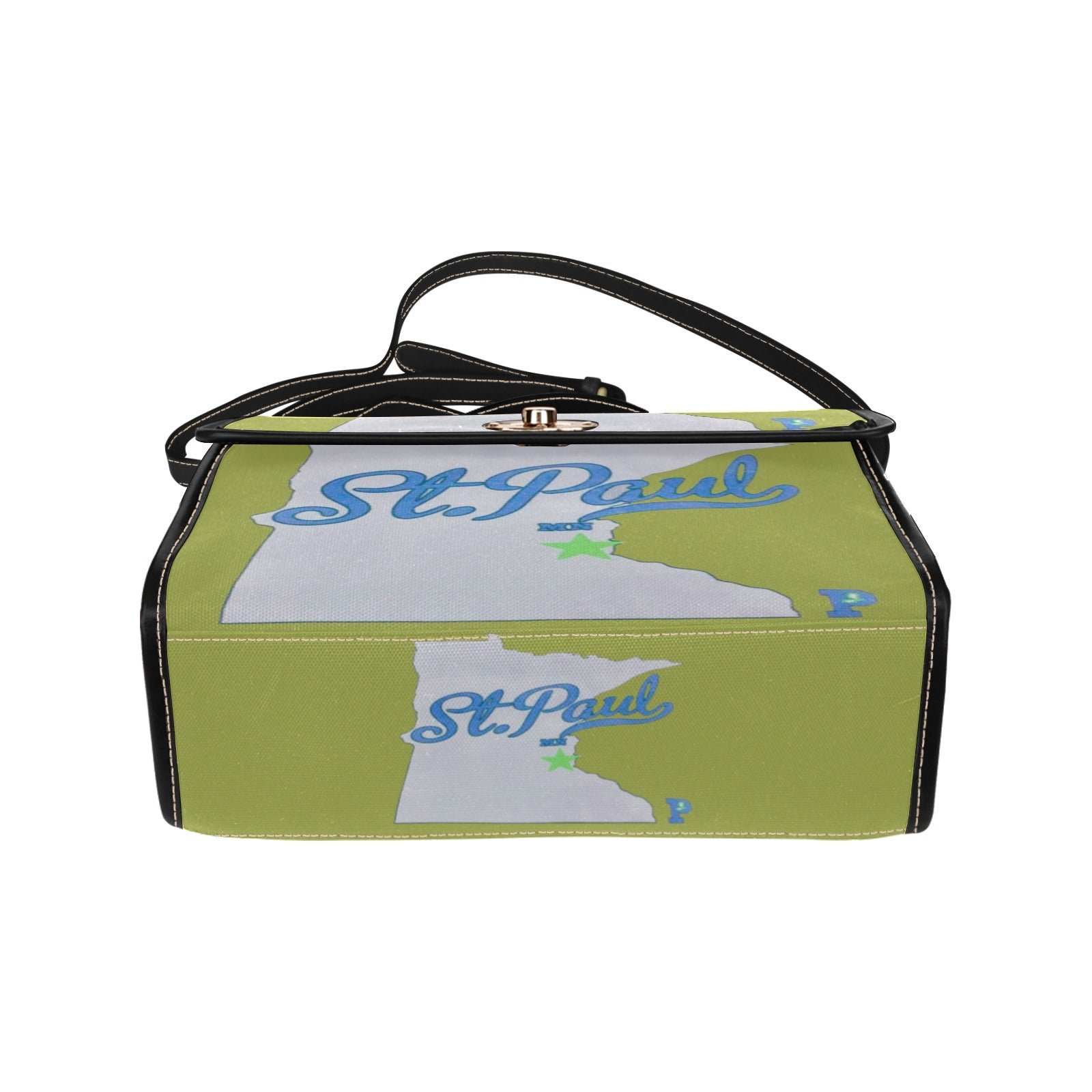 Copy of Copy of Copy of Copy of Joe Peezy Wear LLC (13) Waterproof Canvas Bag-Black (All Over Print) (Model 1641)