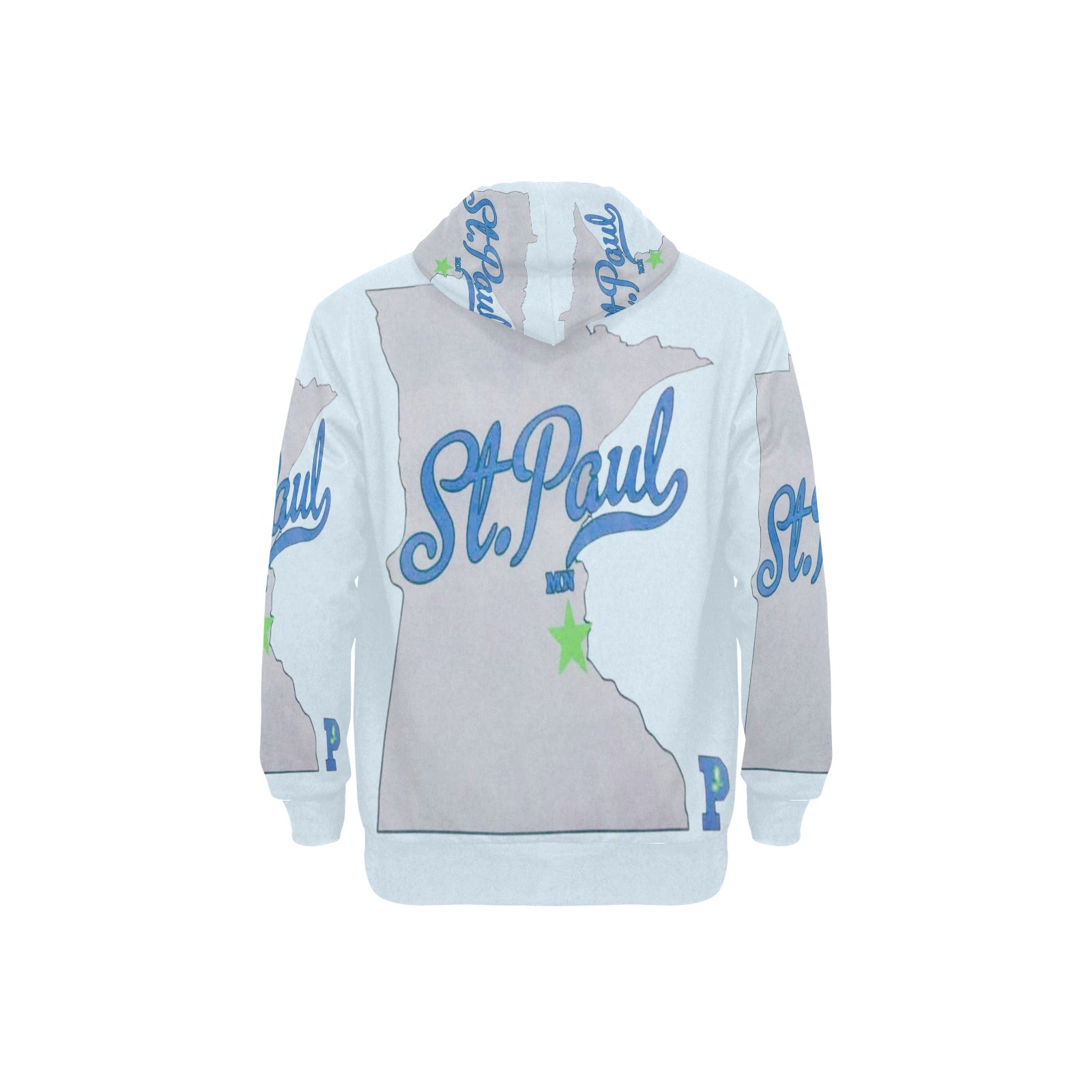 Copy of Copy of Copy of Copy of Joe Peezy Wear LLC (2) Men's Long Sleeve Fleece Hoodie (Model H55)