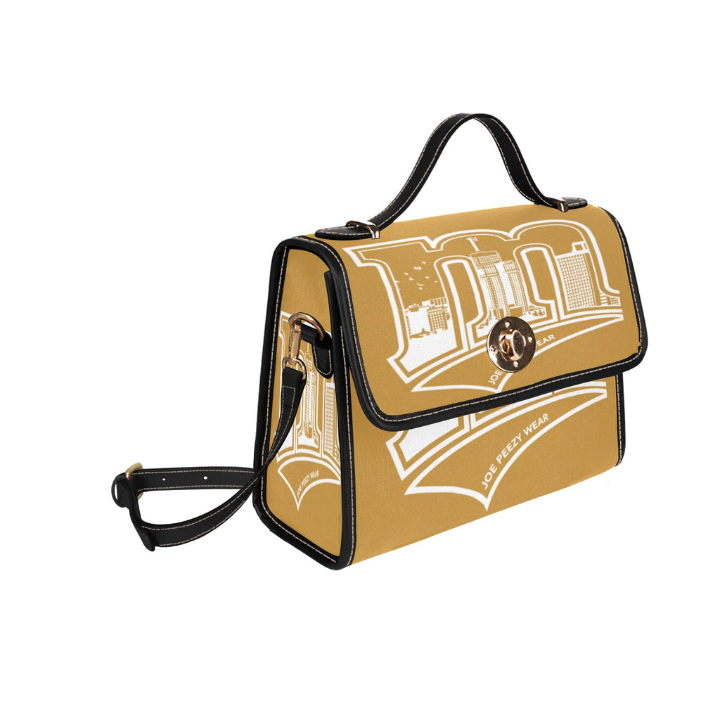 Copy of Copy of Copy of Copy of Joe Peezy Wear LLC (13) Waterproof Canvas Bag-Black (All Over Print) (Model 1641)