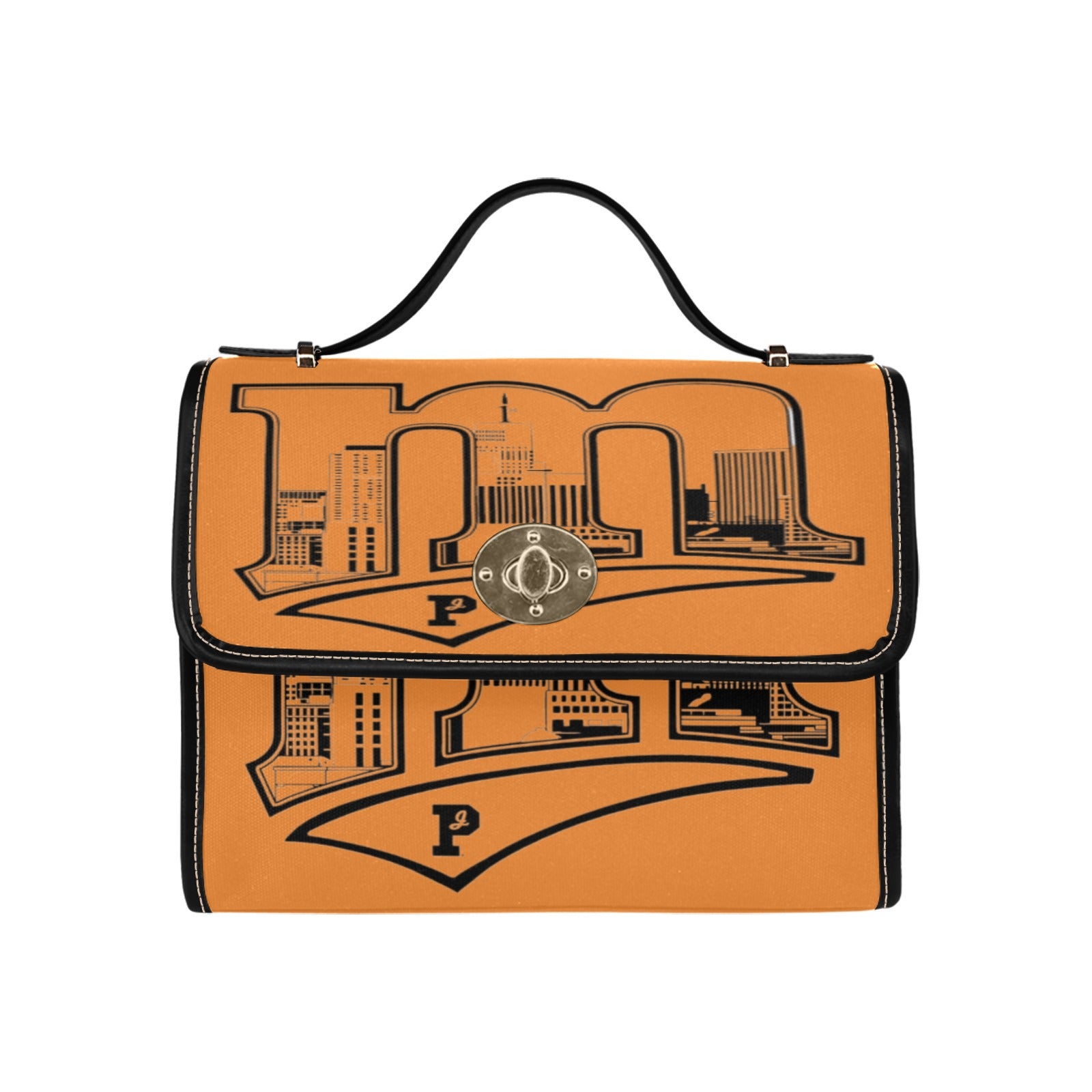 Copy of Copy of Copy of Copy of Joe Peezy Wear LLC (4) Waterproof Canvas Bag-Black (All Over Print) (Model 1641)