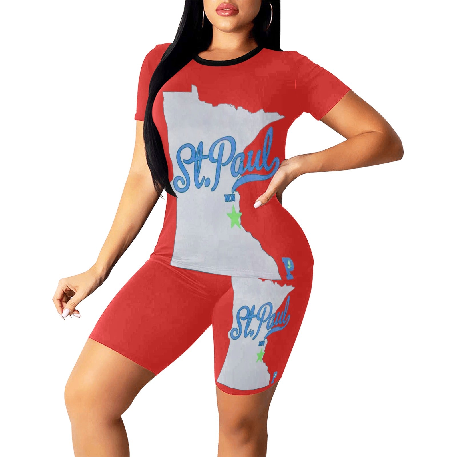 Copy of Copy of Copy of Copy of Joe Peezy Wear LLC (13) Women's Short Yoga Set