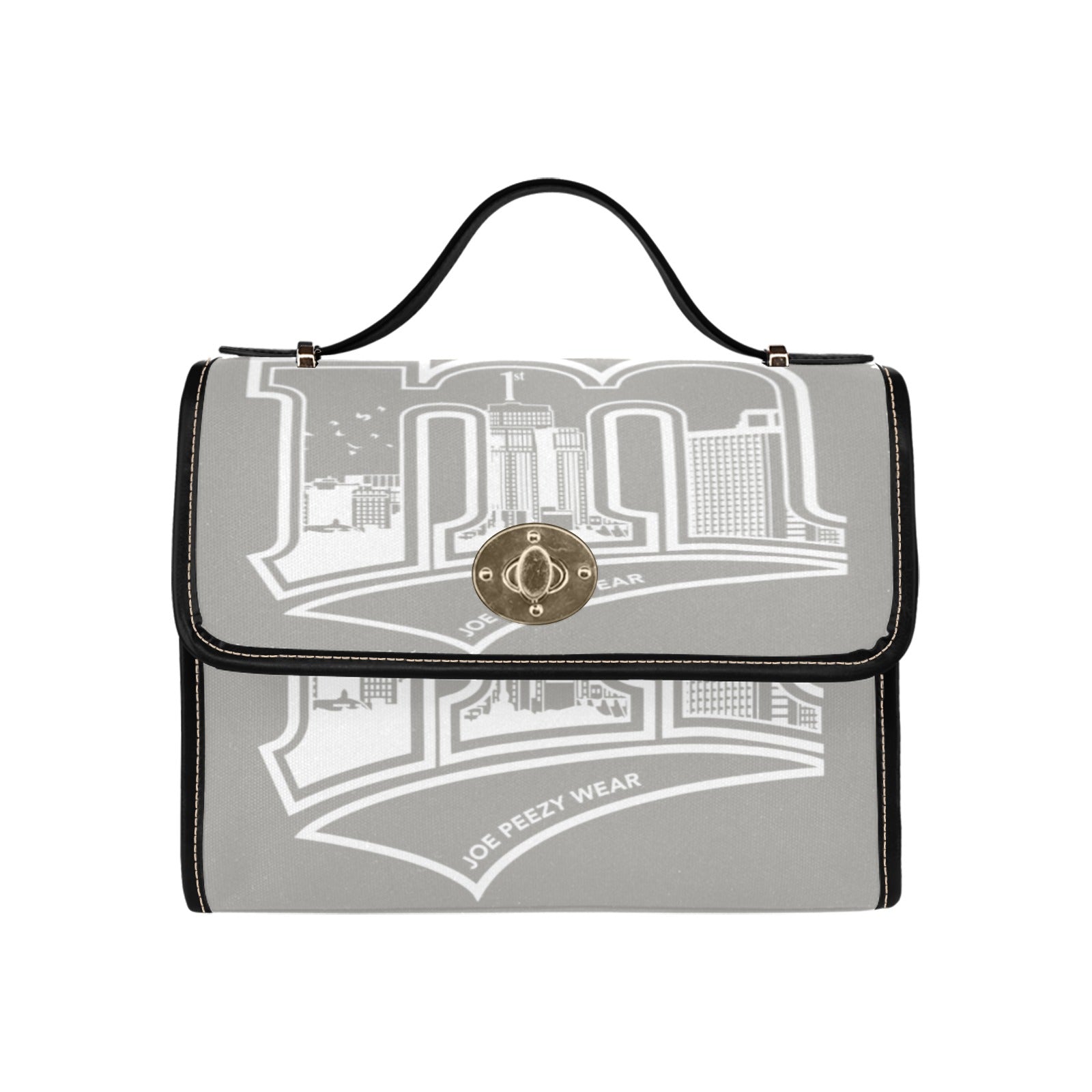 Copy of Copy of Copy of Copy of Joe Peezy Wear LLC (13) Waterproof Canvas Bag-Black (All Over Print) (Model 1641)