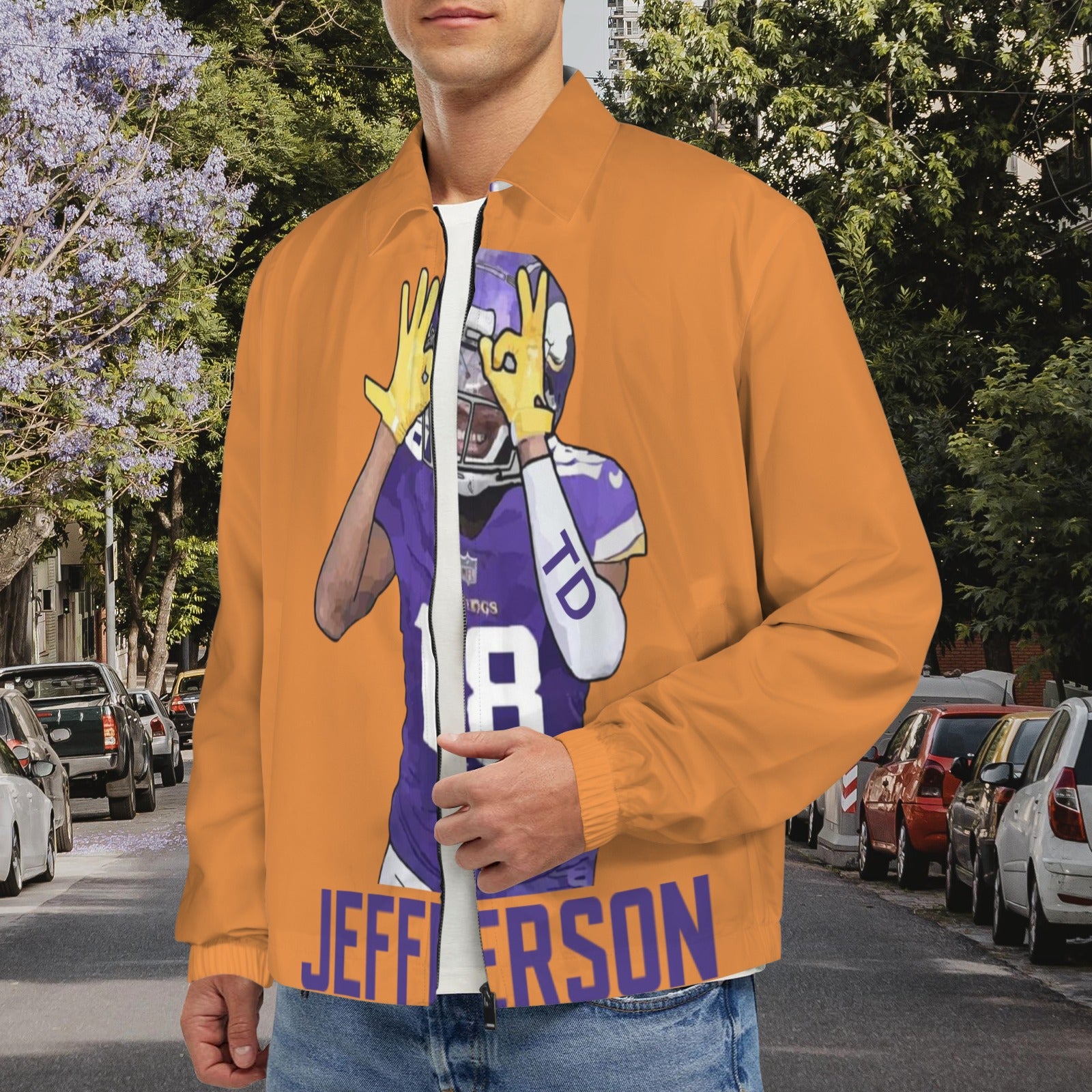 Copy of Copy of Copy of Copy of Joe Peezy Wear LLC (6) Men's Turn-Down Collar Jacket (Model H68)