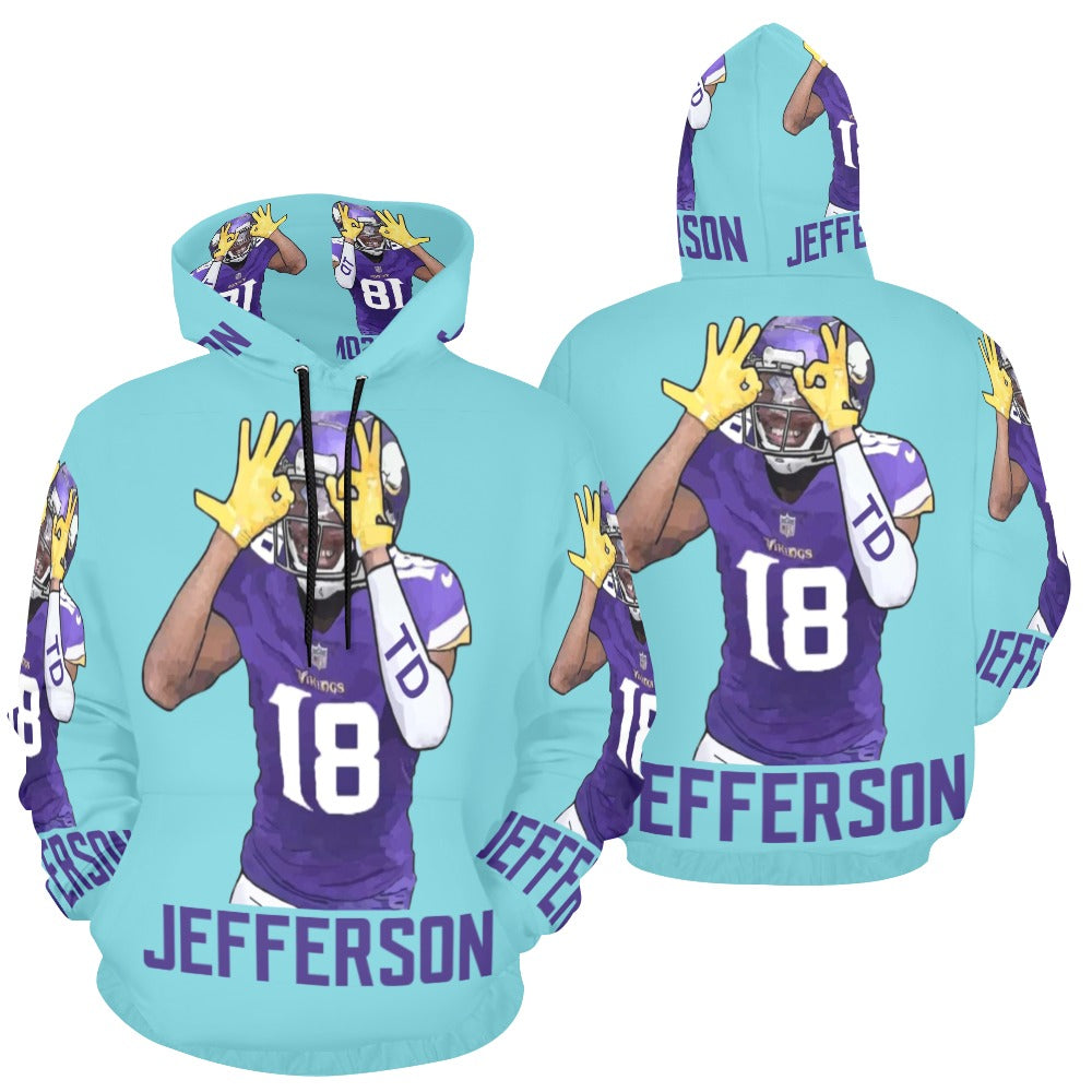 Joe Peezy Wear LLC (Jefferson) All Over Print Hoodie for Men (USA Size) (Model H13)